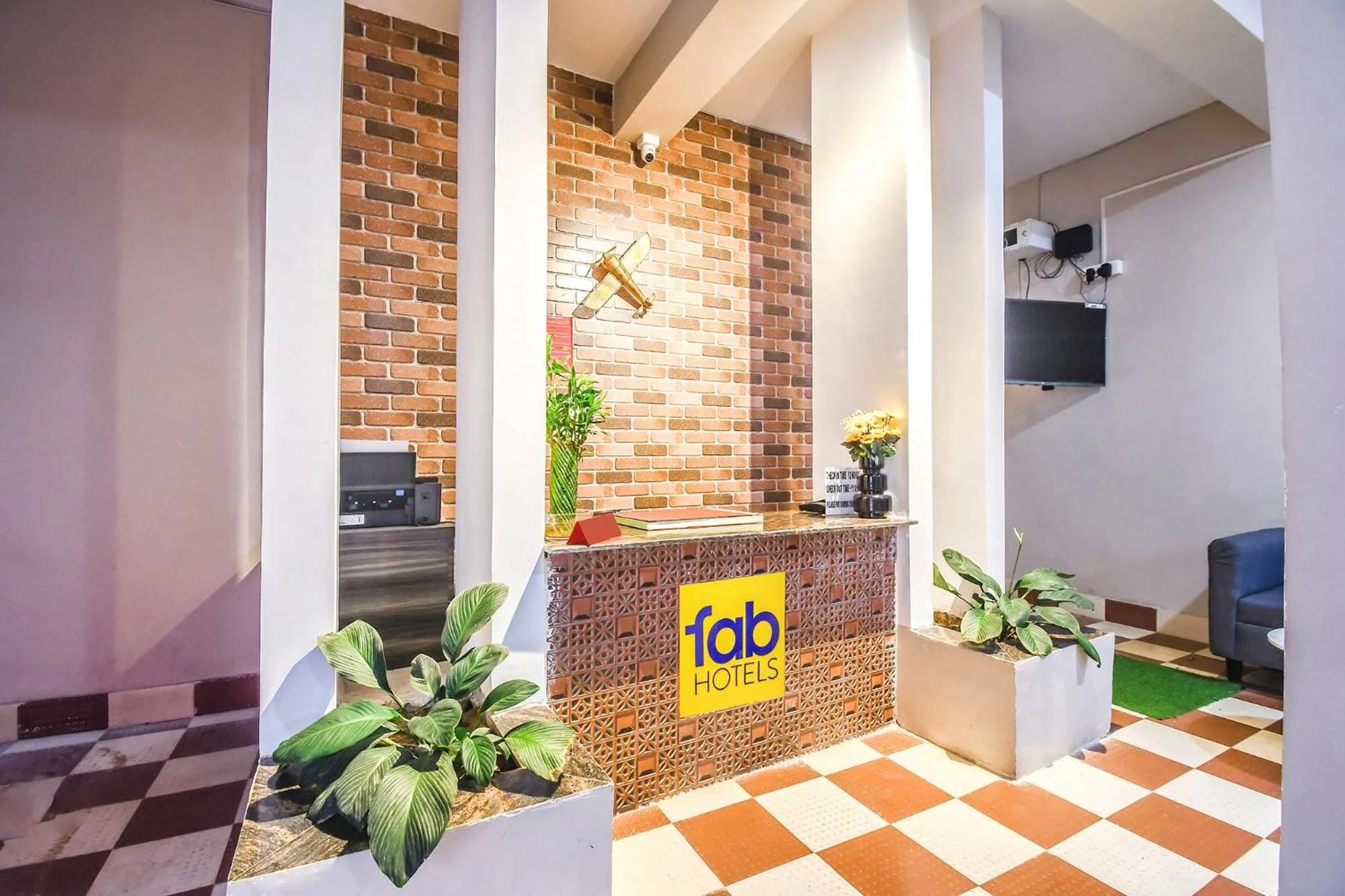 Lobby or reception in FabHotel Airport Residency I - Nr Bhubaneswar Airport