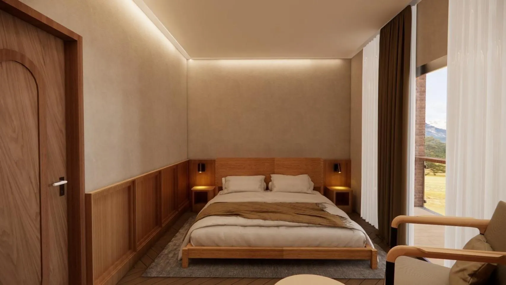 Bed in The Willoughby Maerim Hotel