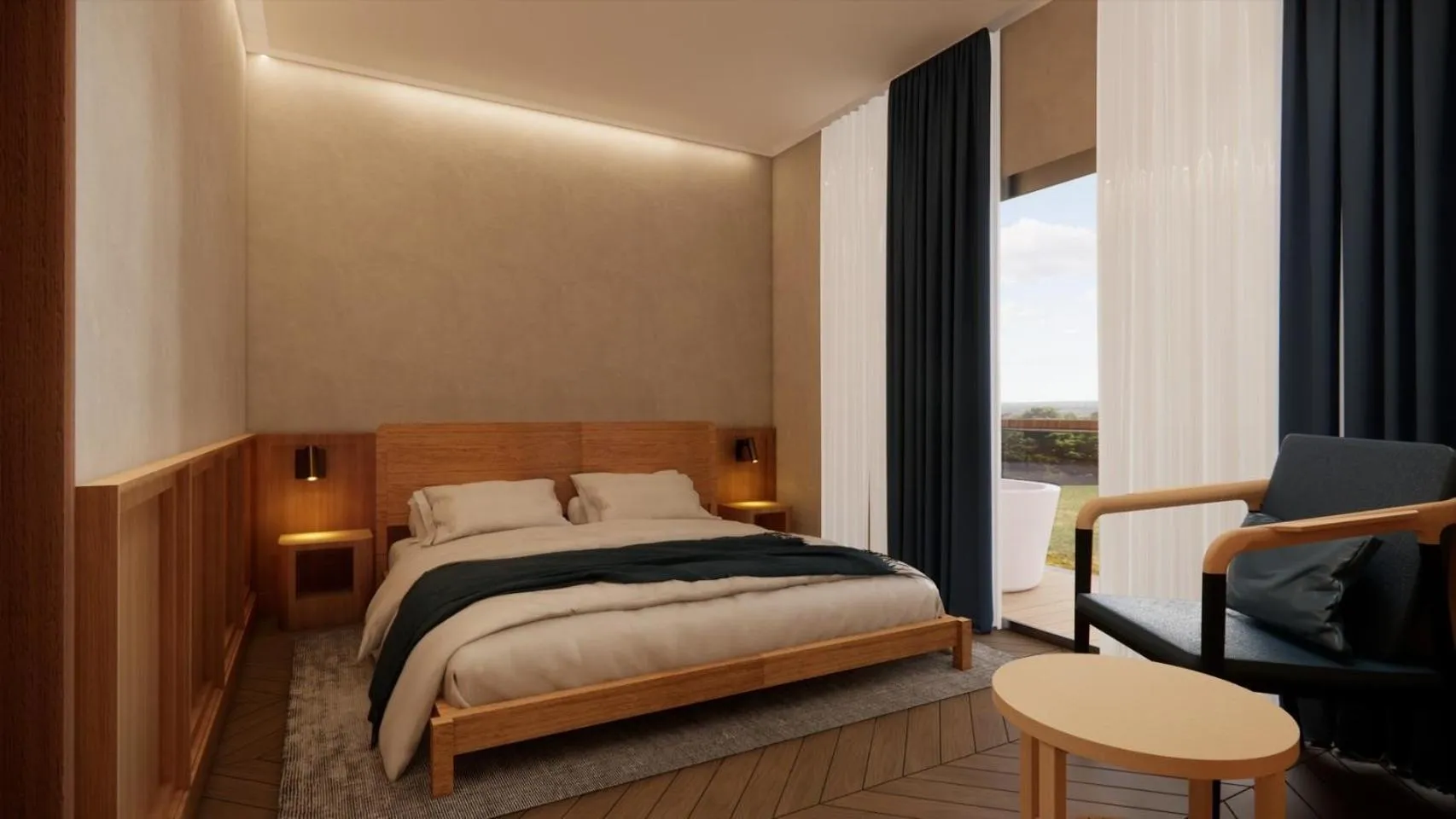 Bed in The Willoughby Maerim Hotel