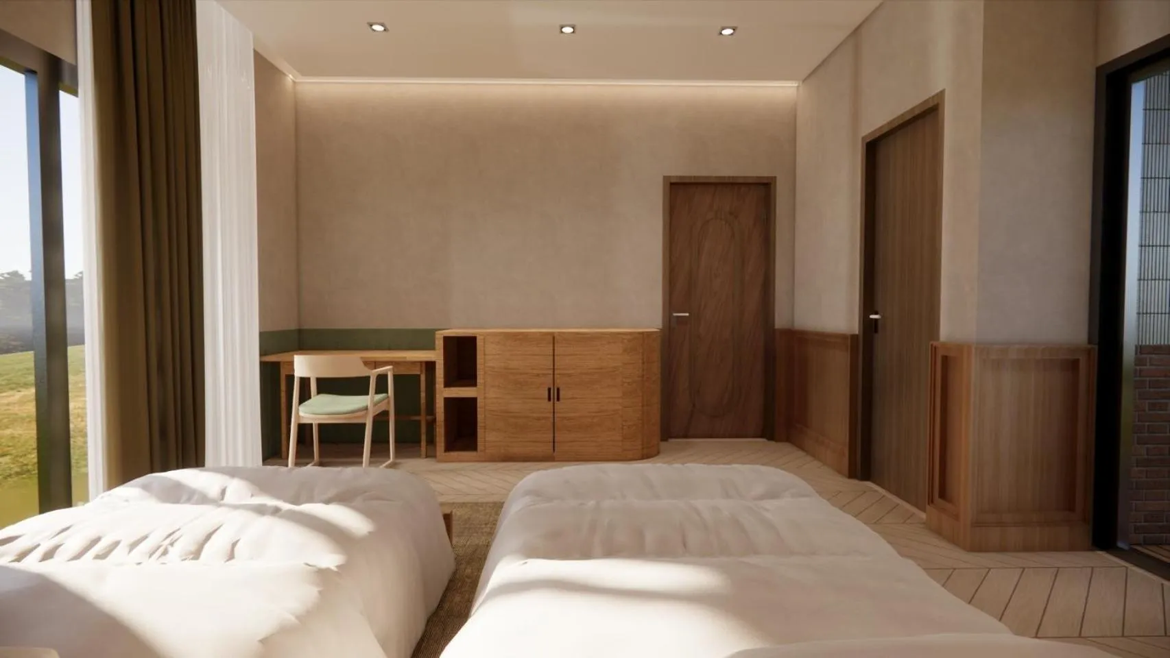 Bed in The Willoughby Maerim Hotel