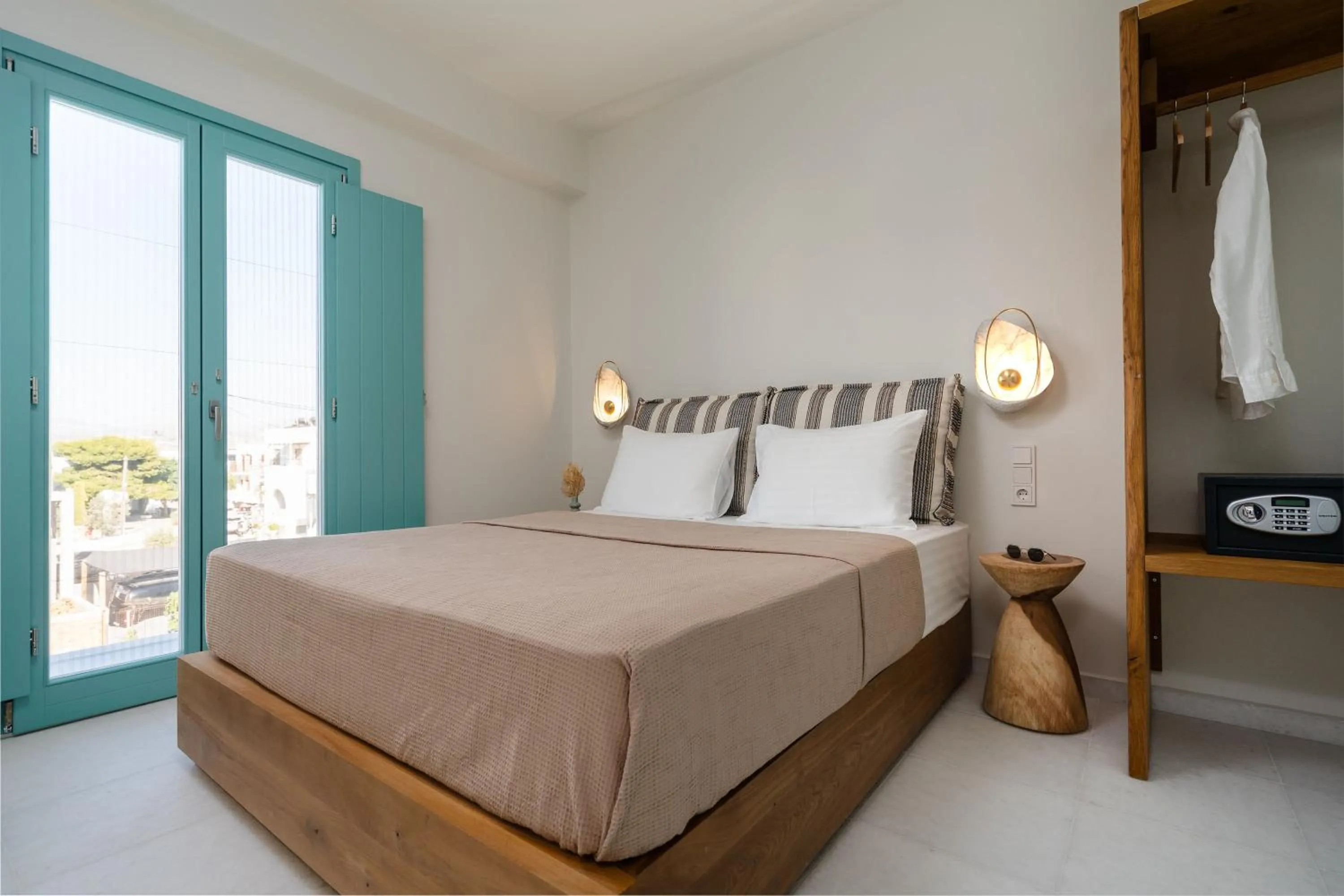 Bedroom, Bed in álas cycladic suites