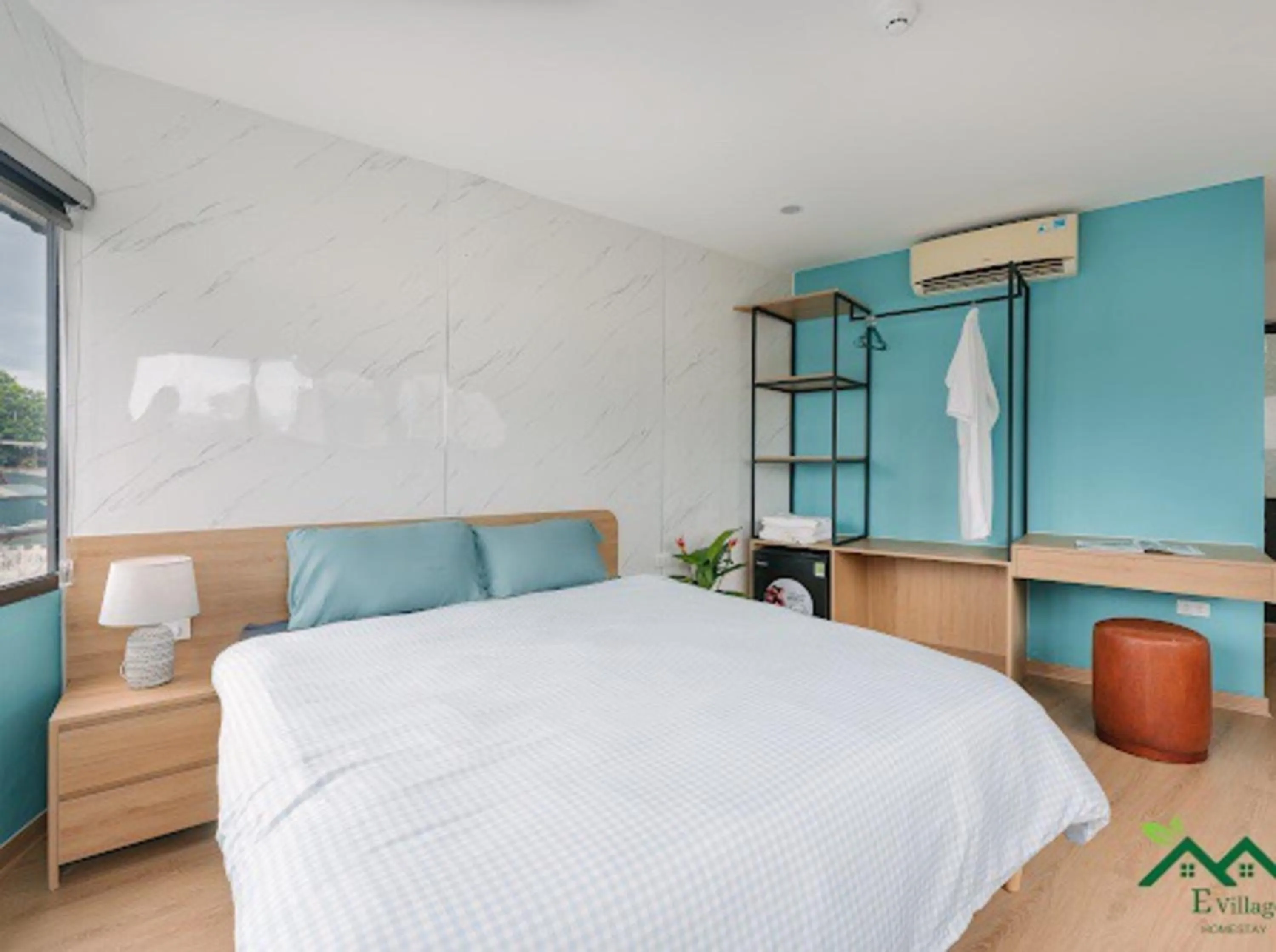 Bed in E Village Hotel Hanoi