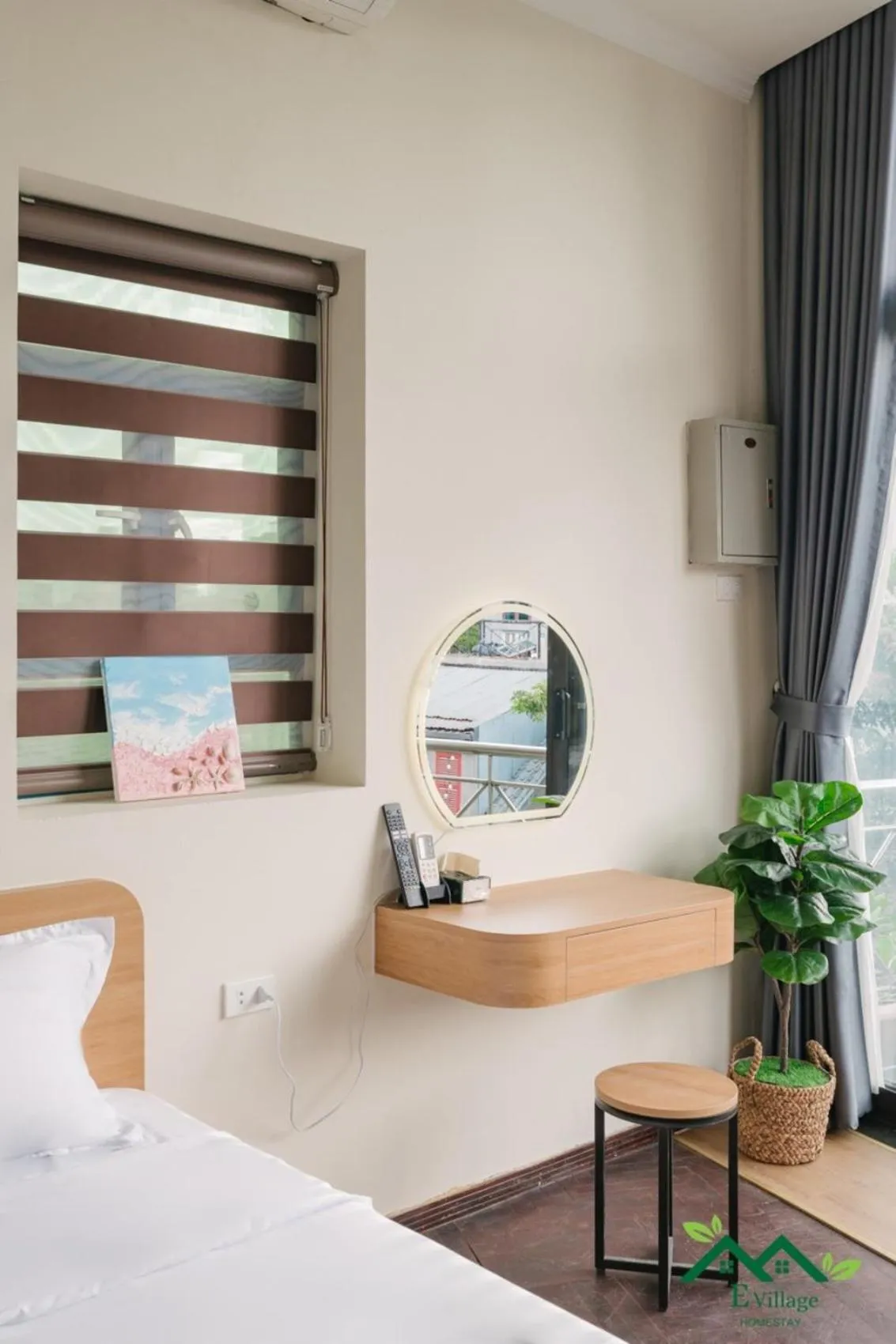 Photo of the whole room, Bed in E Village Hotel Hanoi