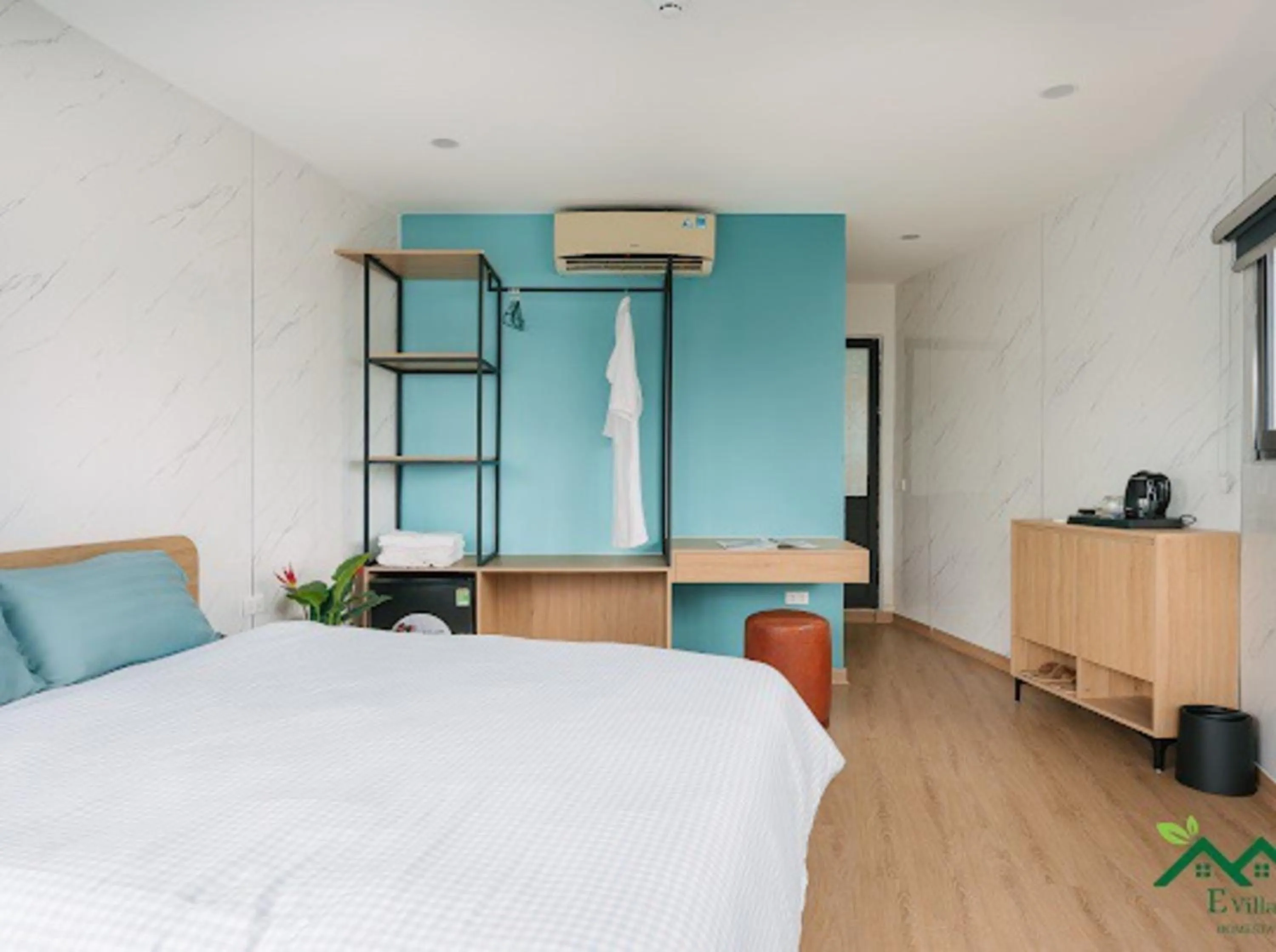 Photo of the whole room, Bed in E Village Hotel Hanoi