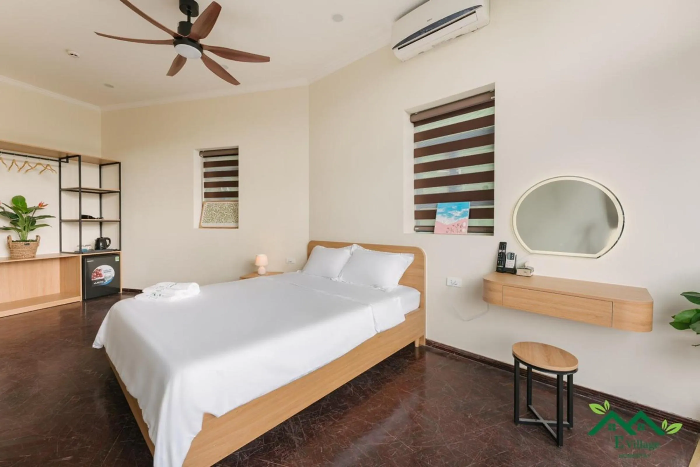 Bed in E Village Hotel Hanoi