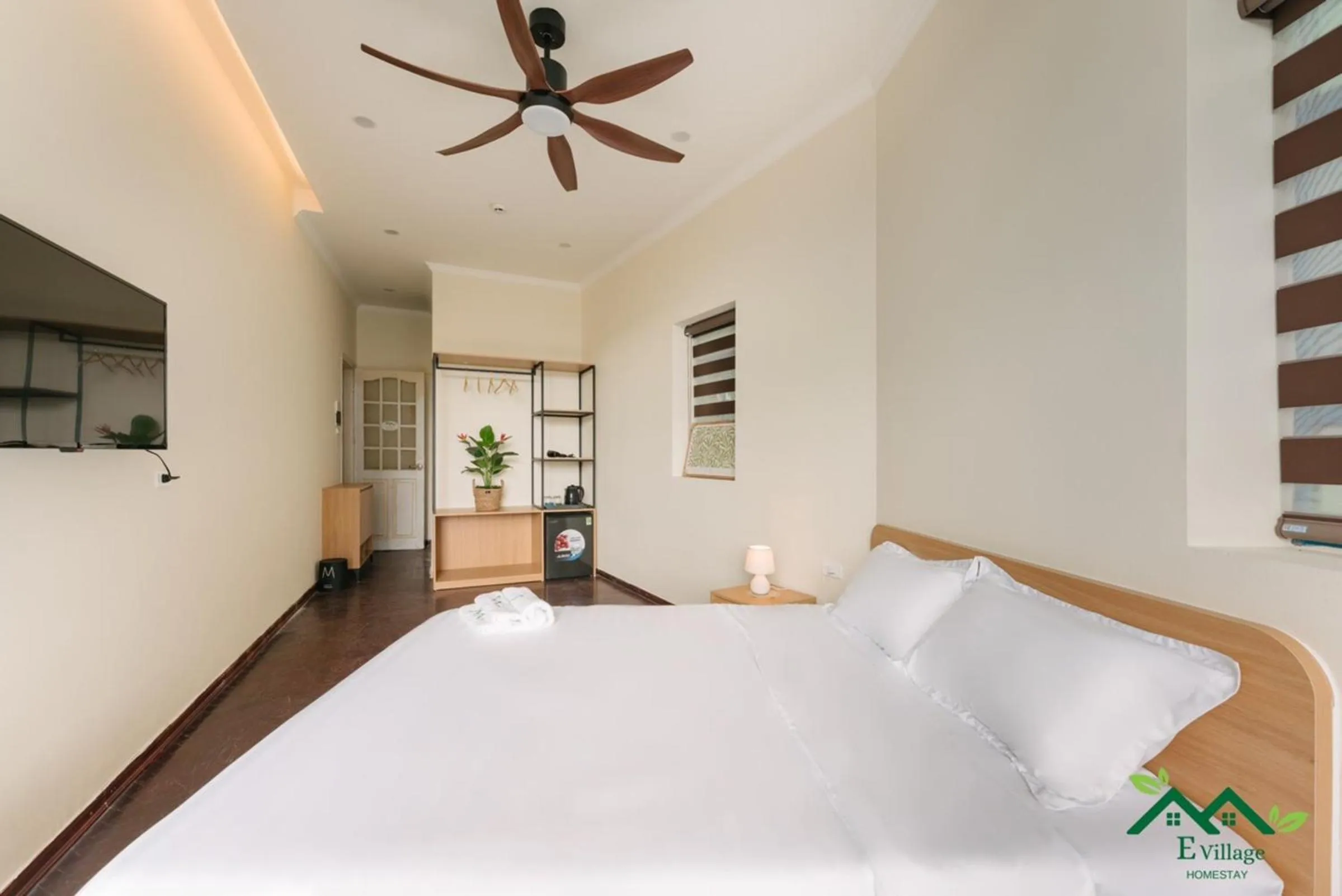 Bed in E Village Hotel Hanoi