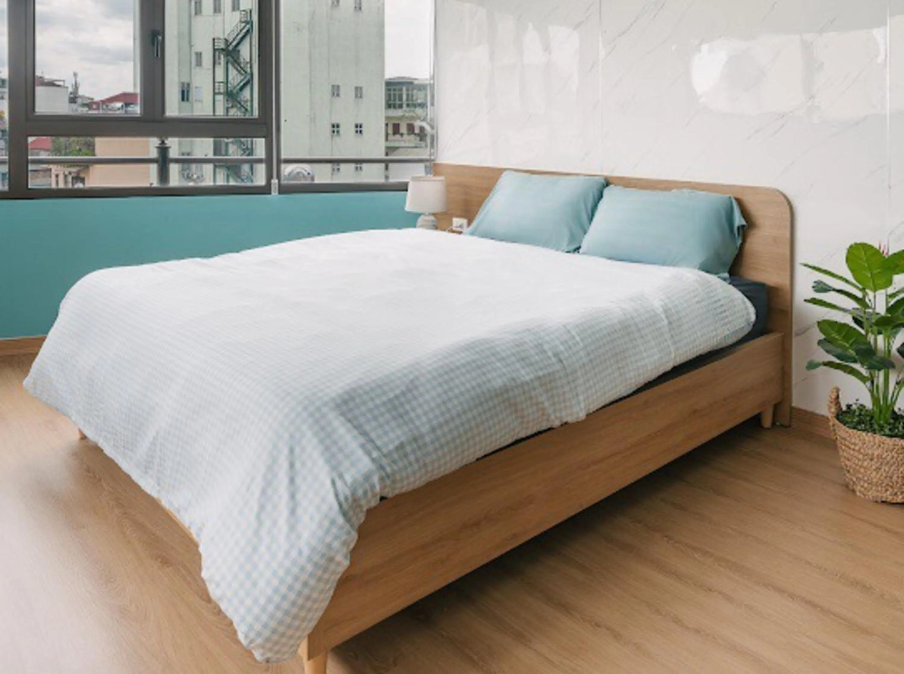 Photo of the whole room, Bed in E Village Hotel Hanoi