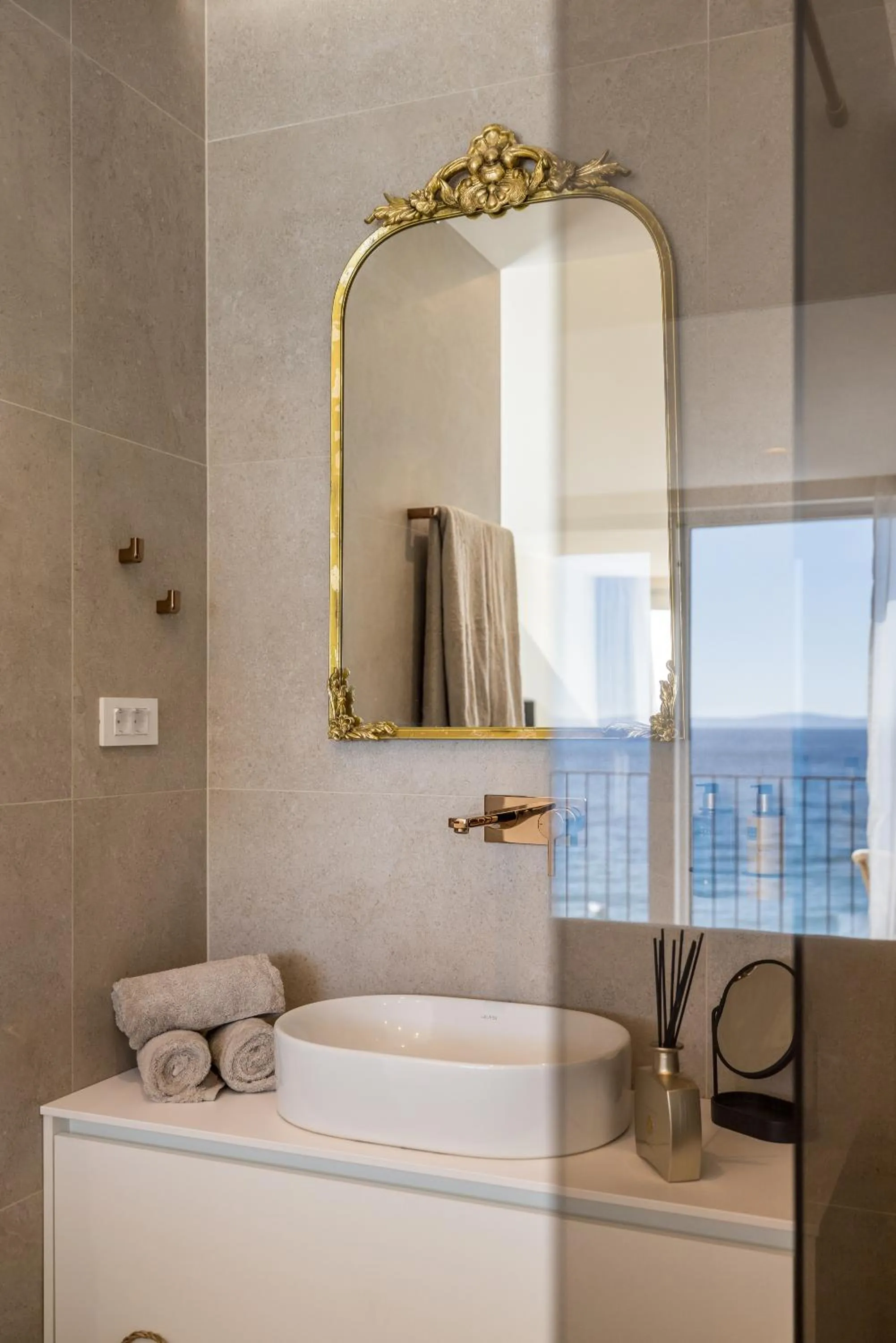 Bathroom in Hotel Aria