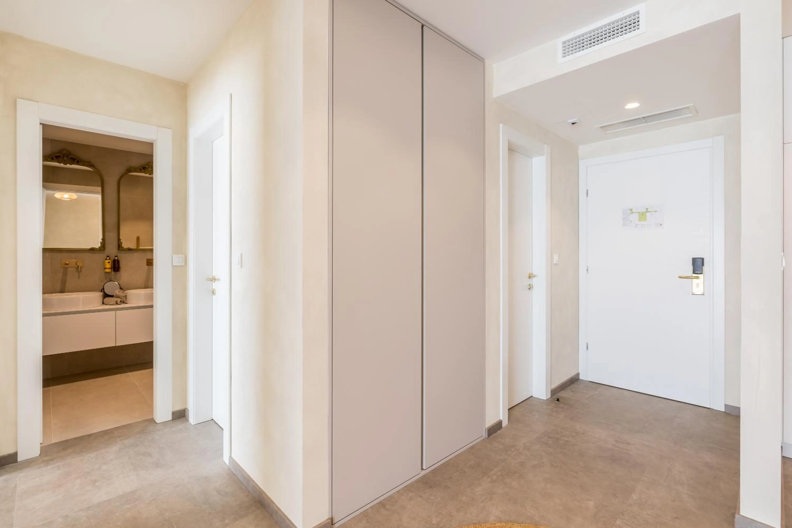 wardrobe in Hotel Aria