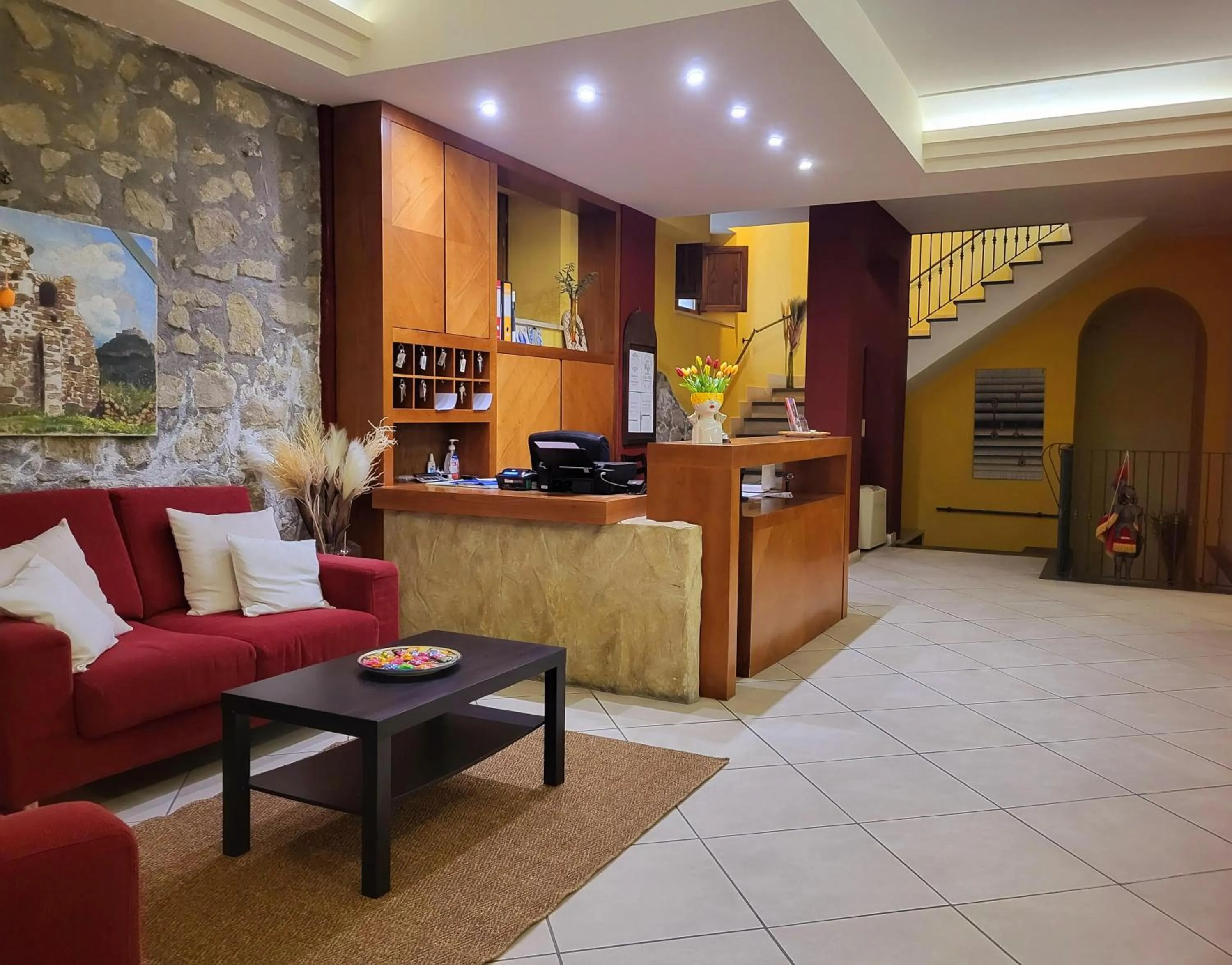 Lobby or reception in Hotel Federico II