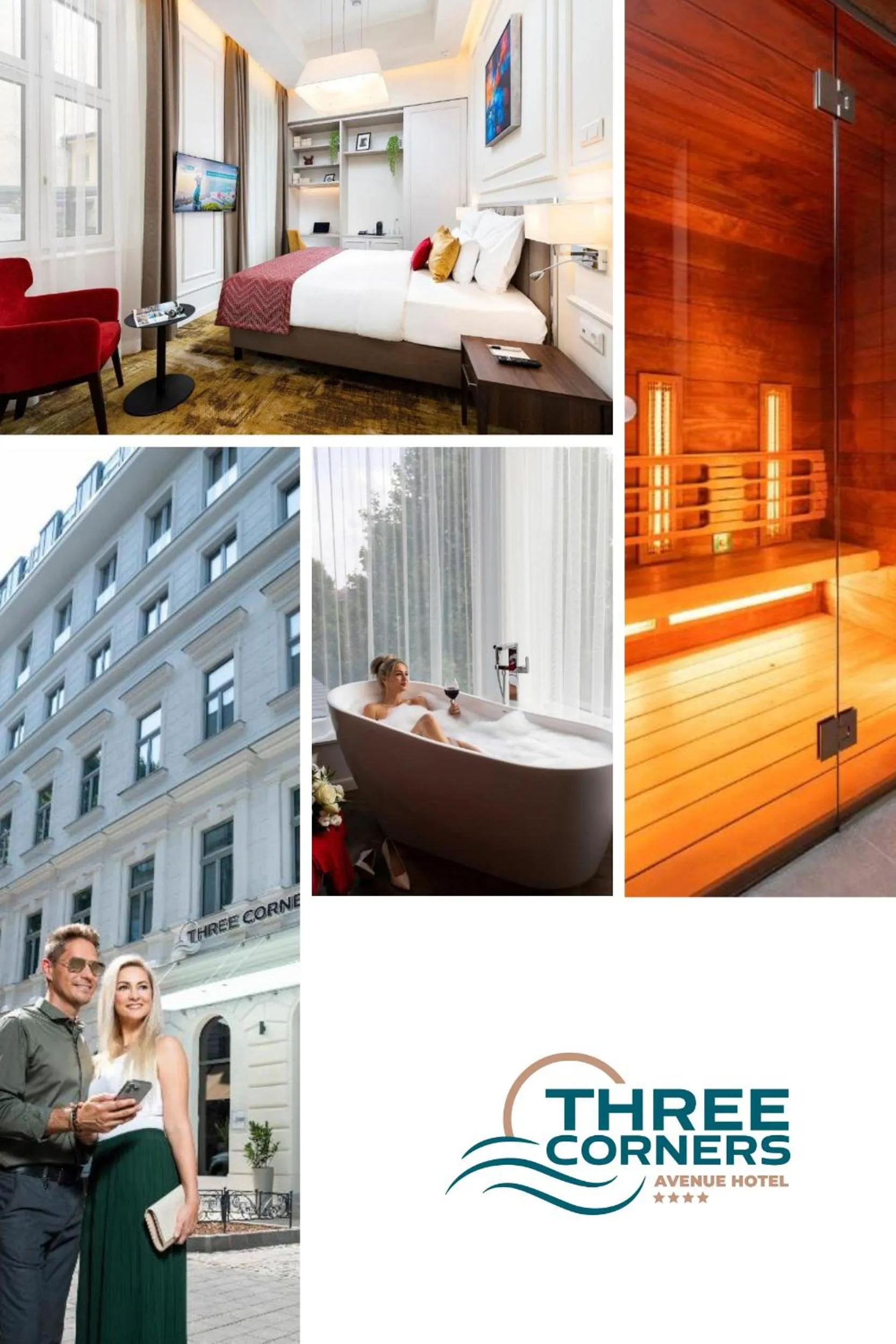 Bed in Three Corners Avenue Hotel