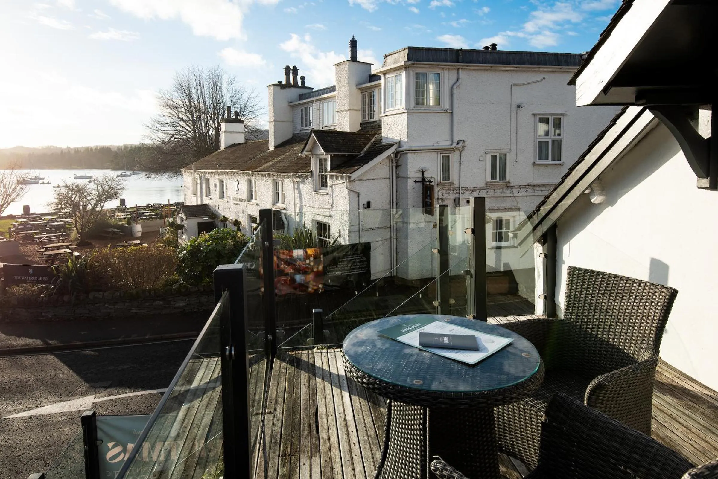 Seating area in Windermere Rooms at The Wateredge Inn