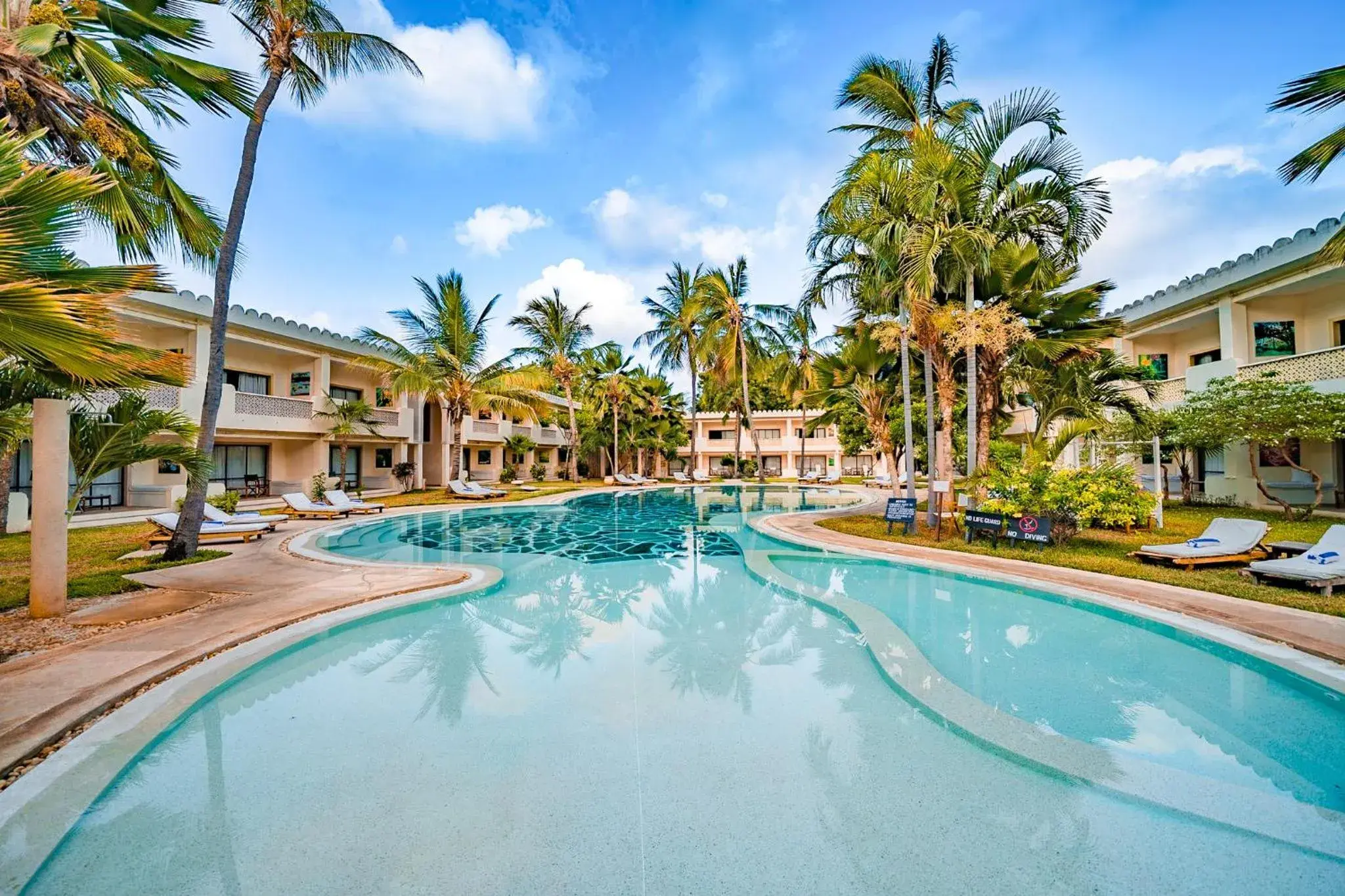 Pool view in Diamonds Malindi Pool view in Diamonds Malindi