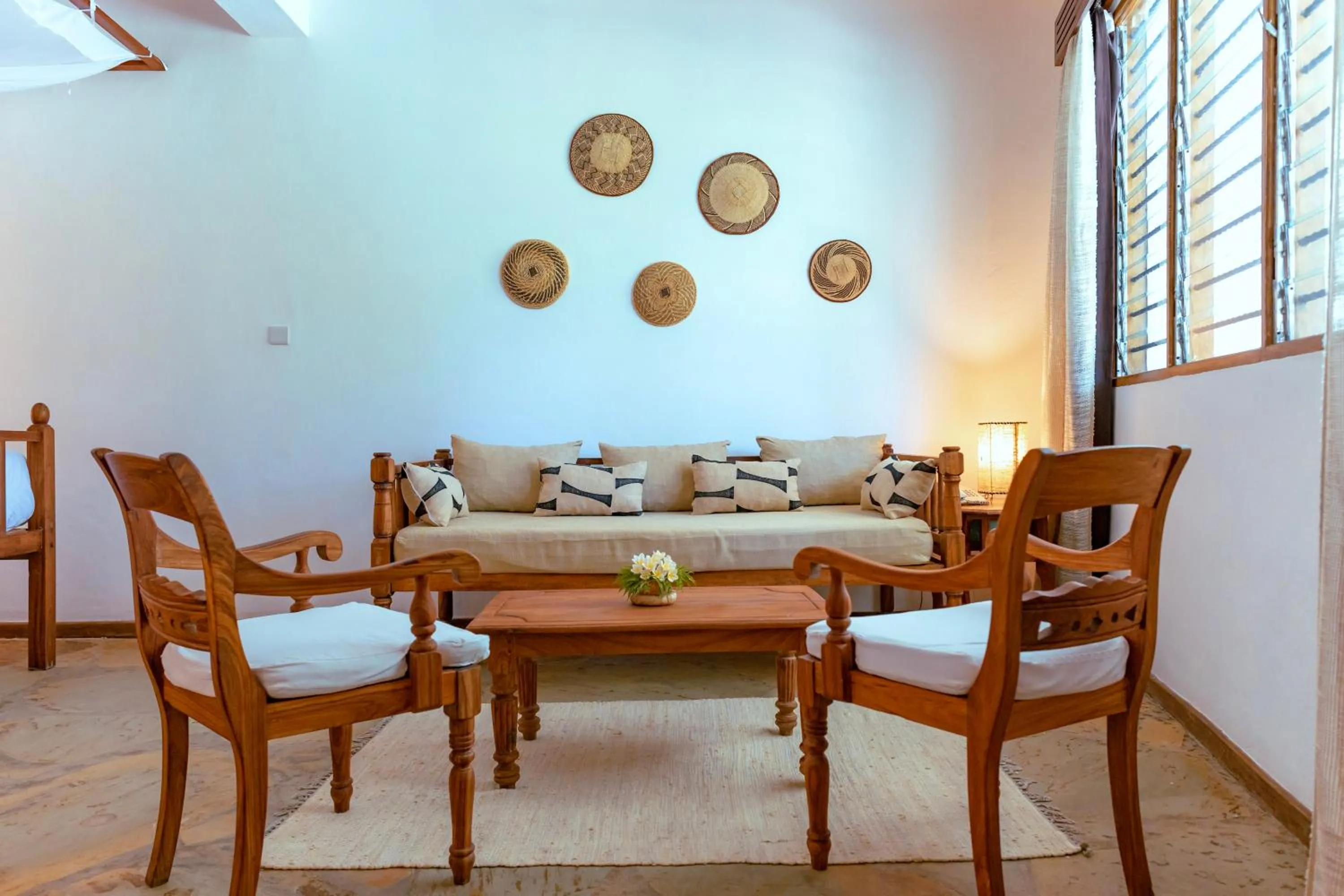 Seating area in Diamonds Malindi