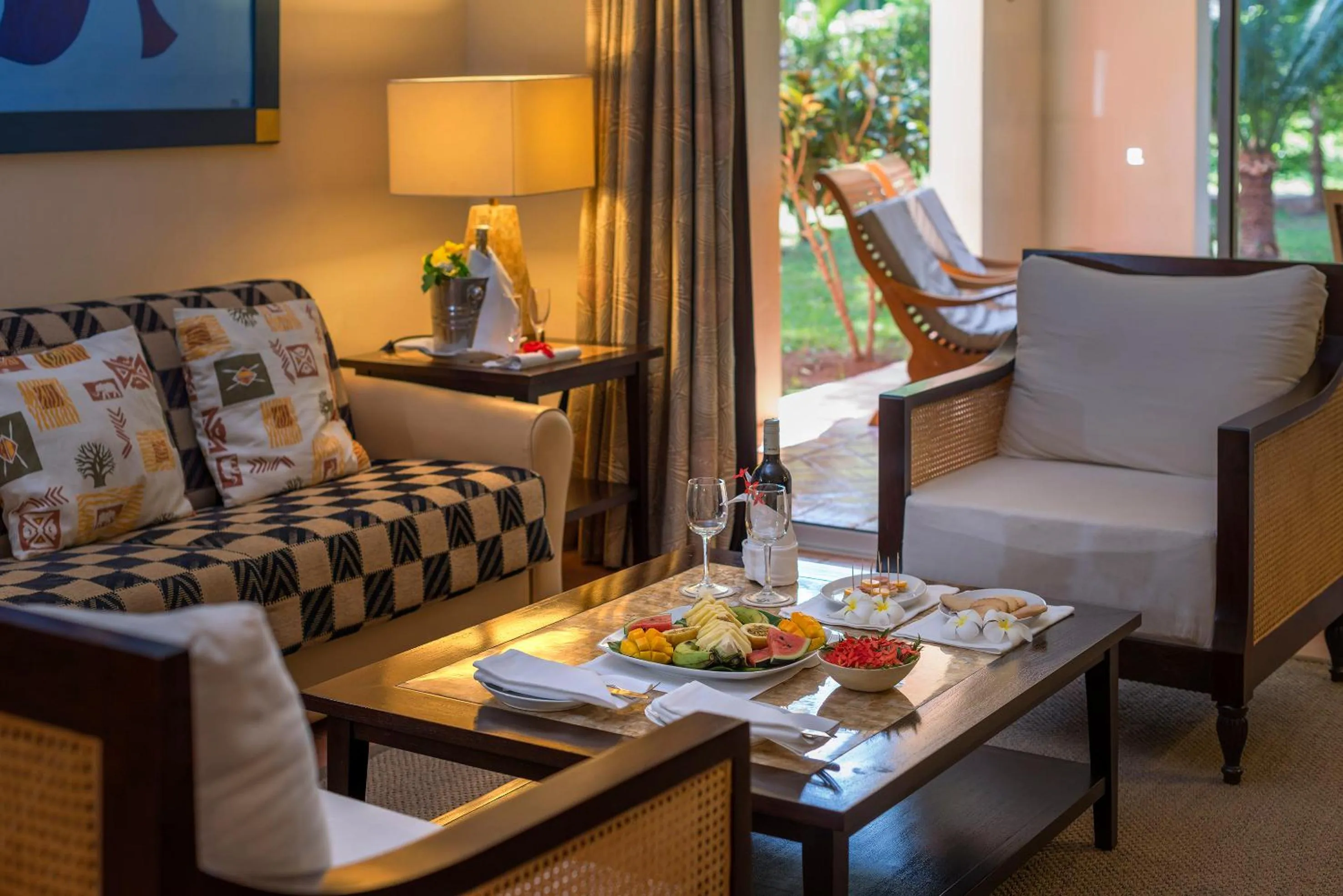 Living room in Diamonds Malindi