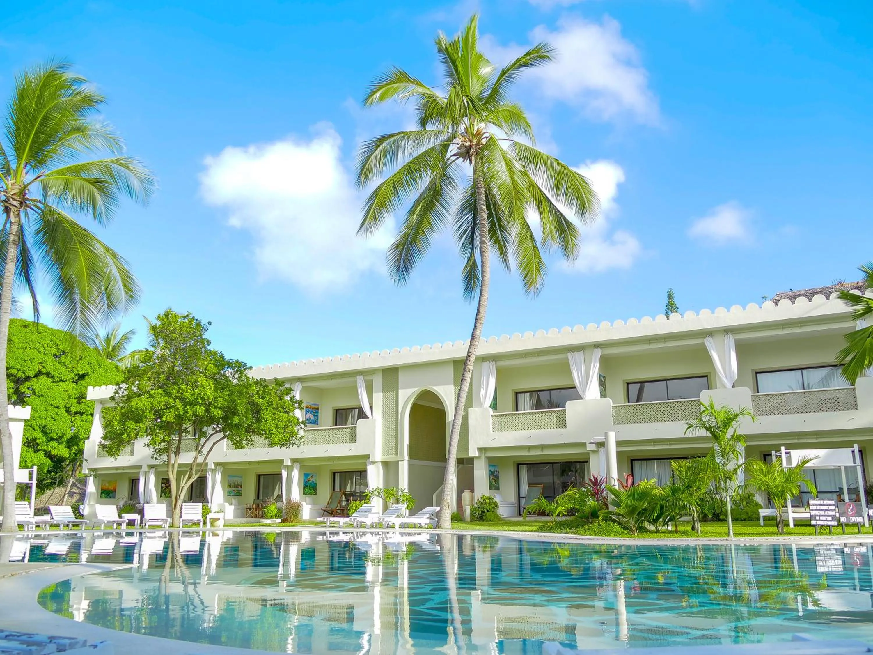 Pool view in Diamonds Malindi