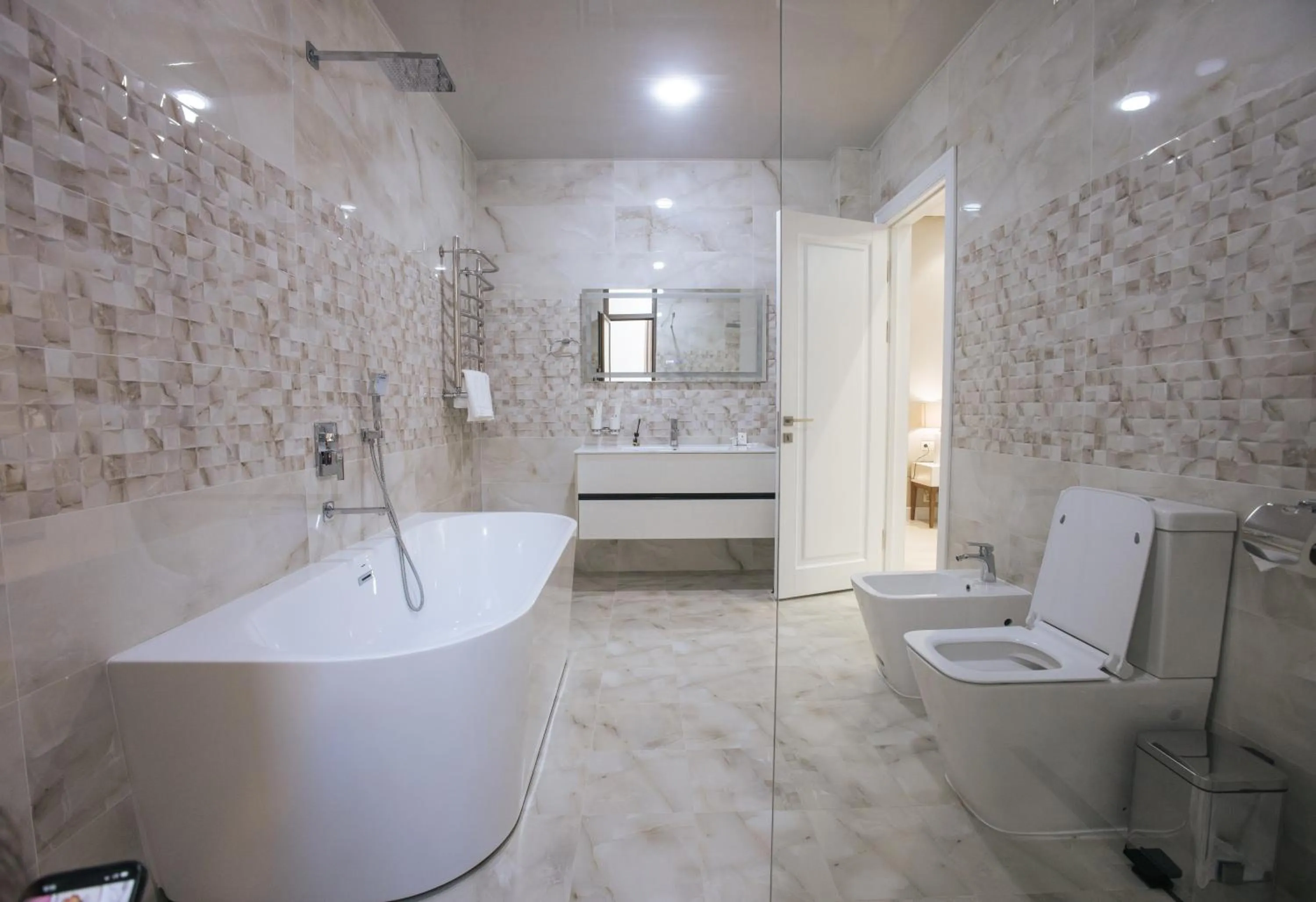 Shower in Ametist Hotel Complex