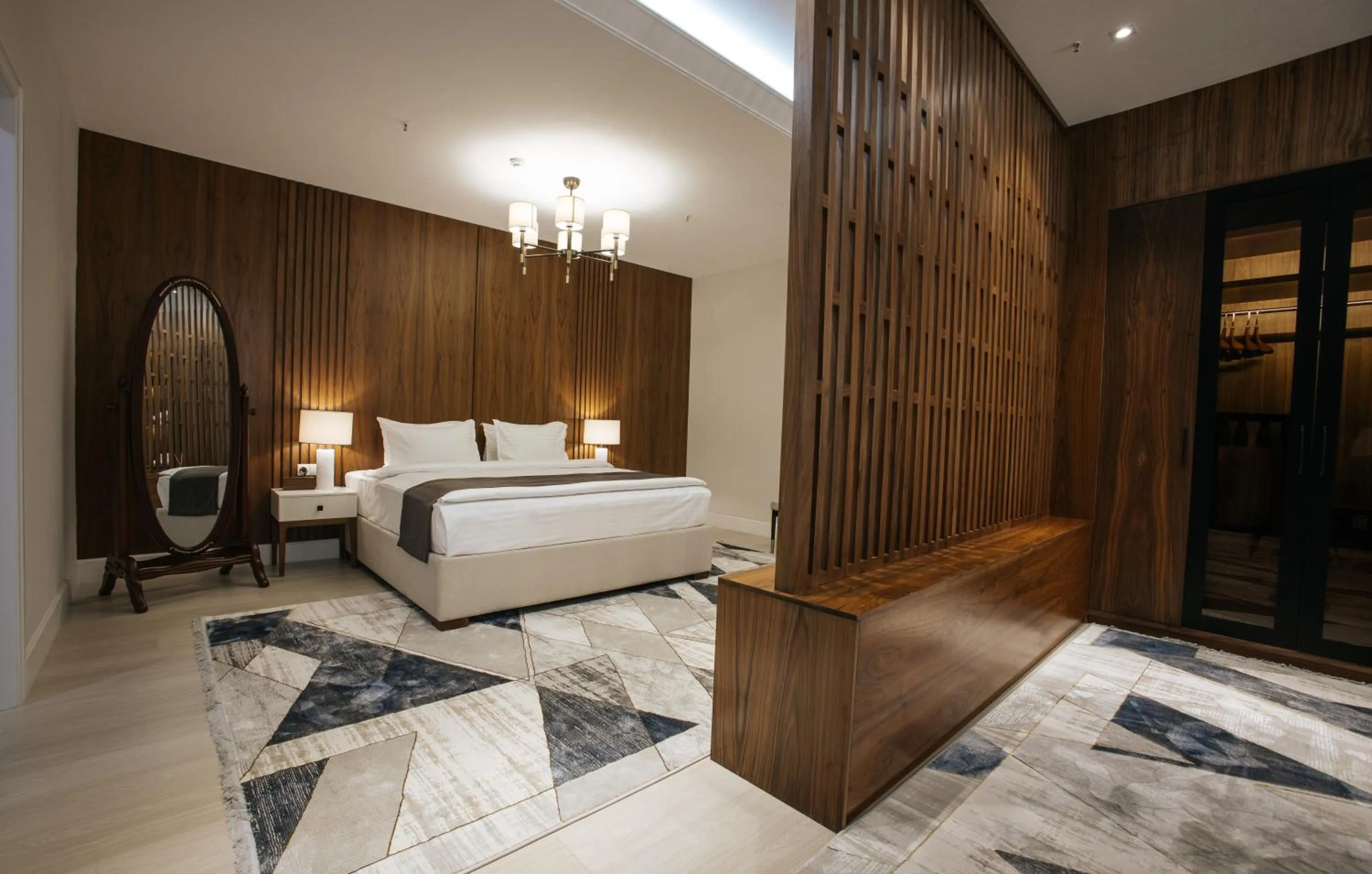 Bed in Ametist Hotel Complex