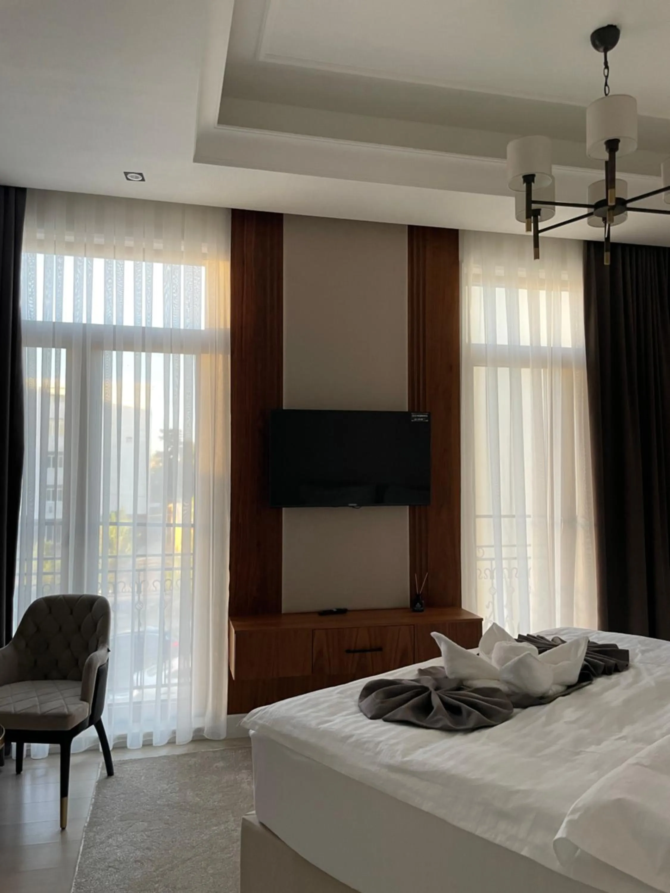 Bed in Ametist Hotel Complex