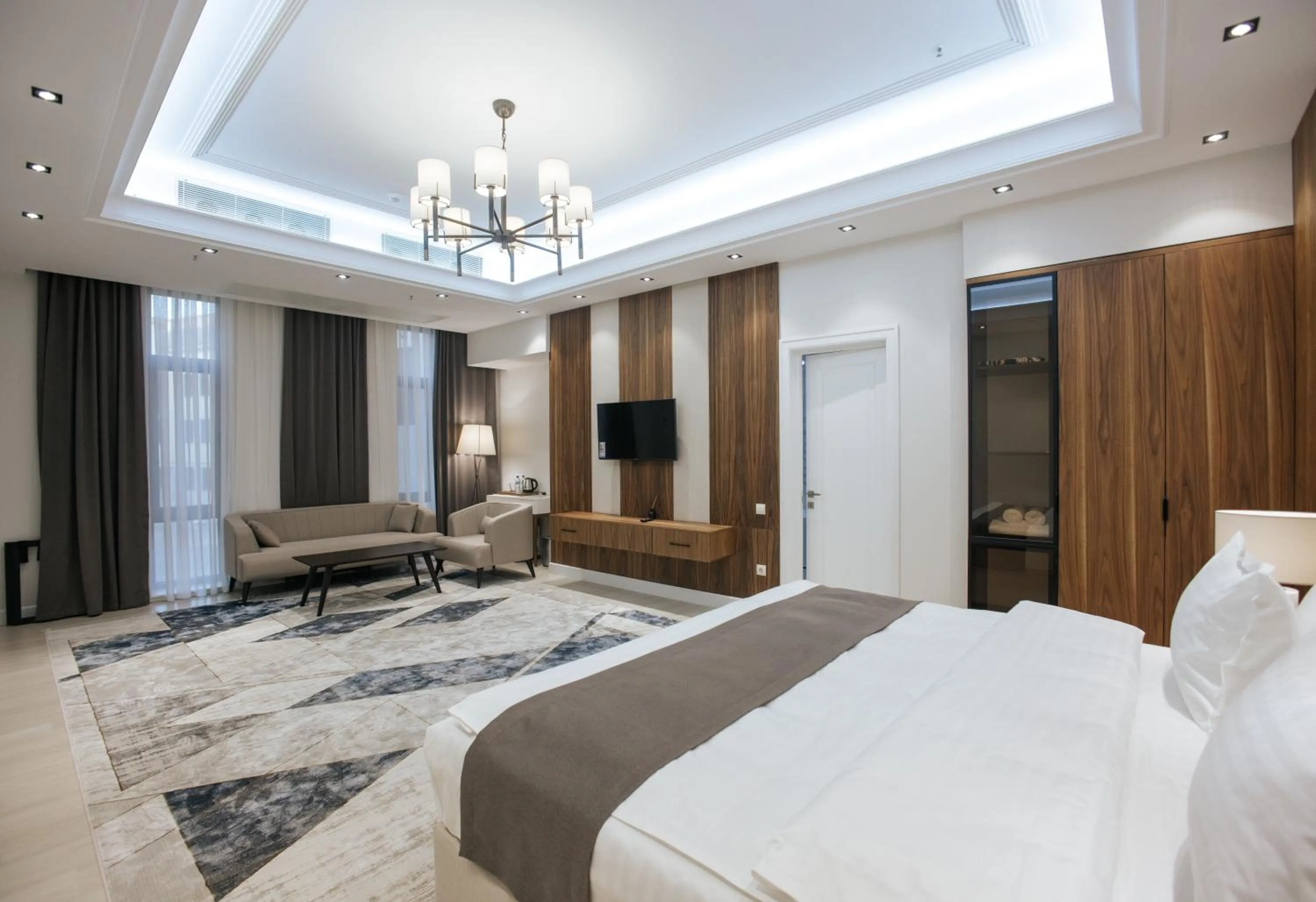 Bed in Ametist Hotel Complex