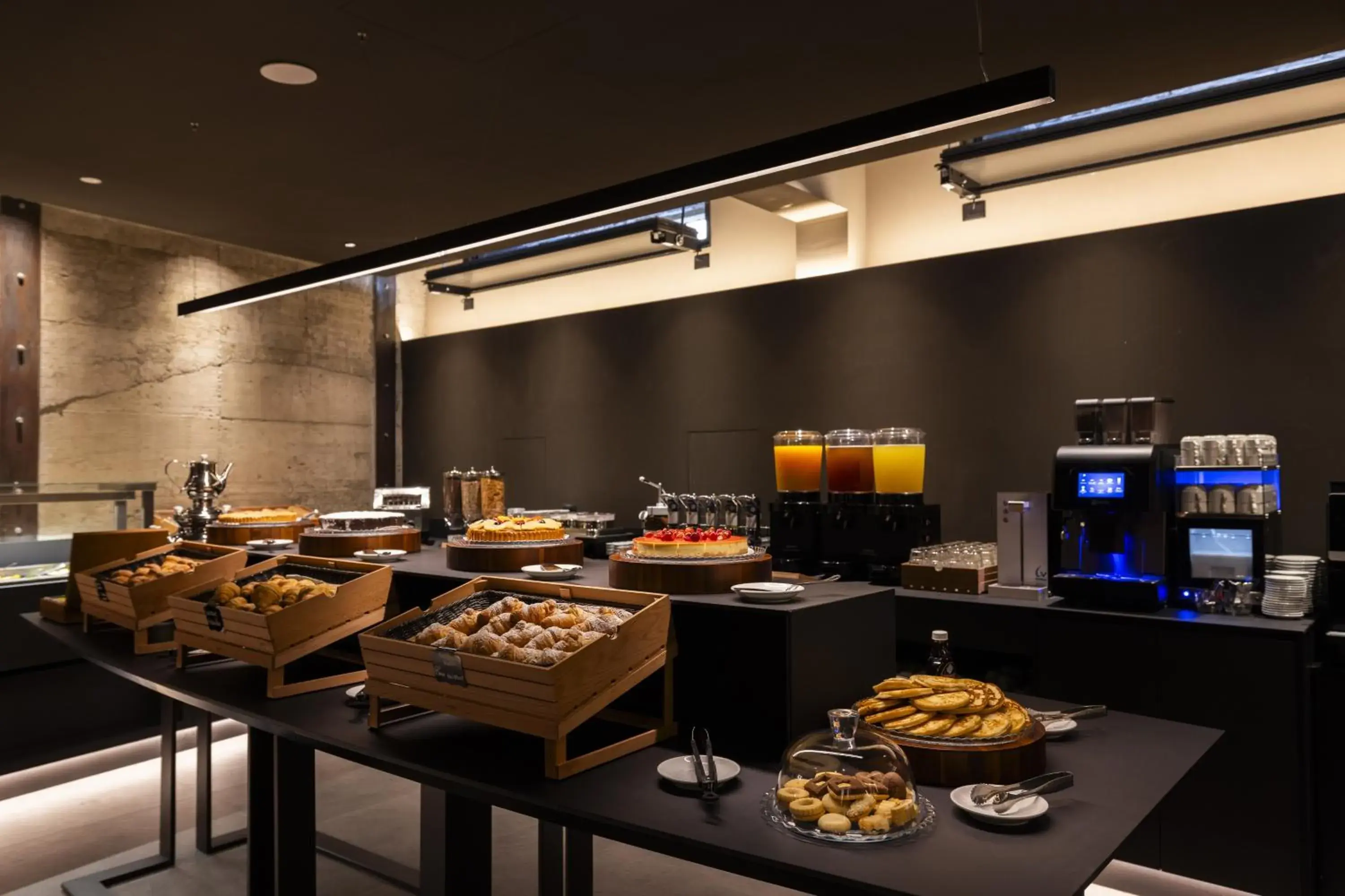 Buffet breakfast in Joy 124 Hotel Milano Buffet breakfast in Joy 124 Hotel Milano