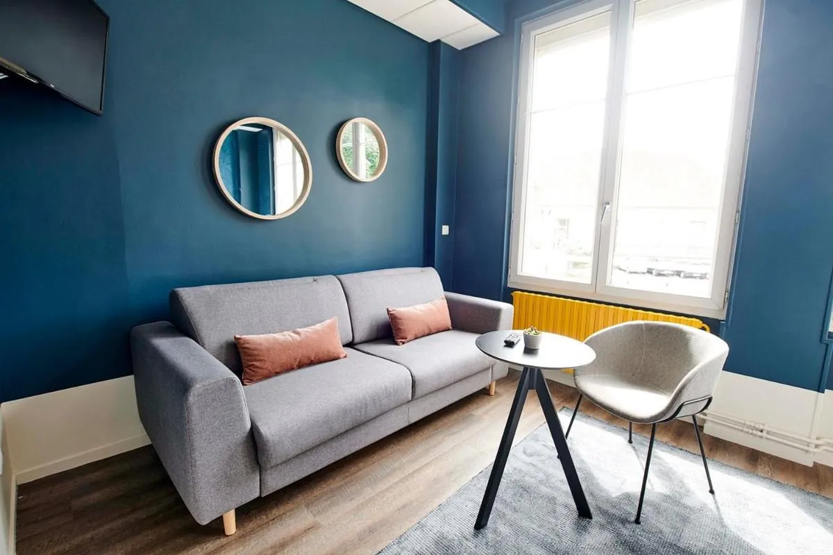 Living room in Hôtel de France - Beaune