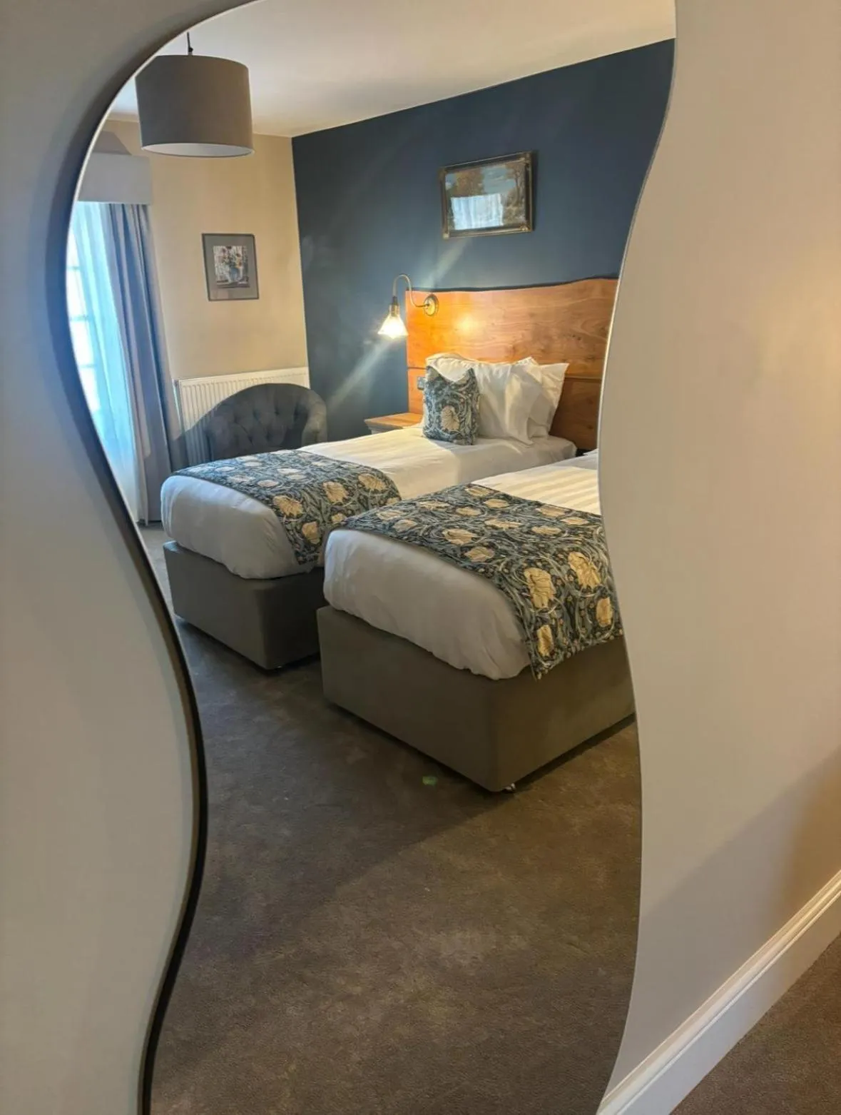 Bed in The Castle Coaching Inn