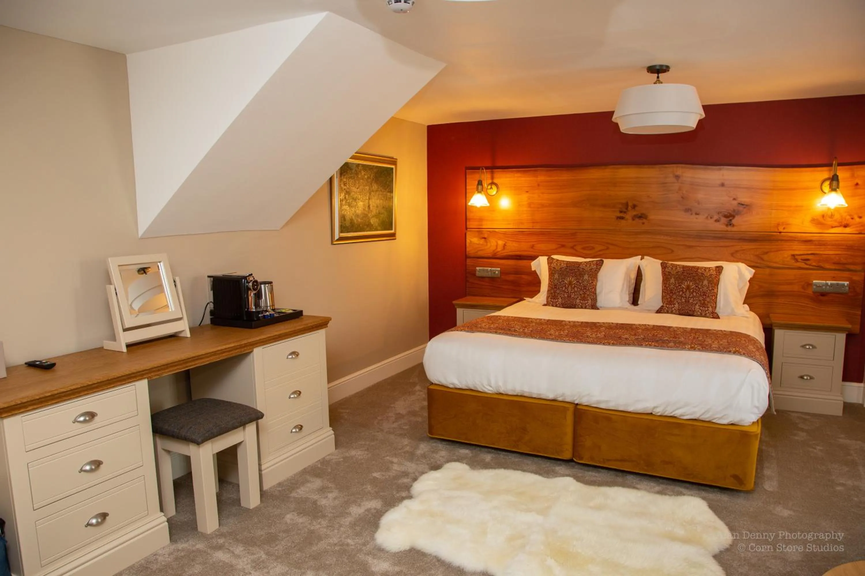 Bedroom, Bed in The Castle Coaching Inn