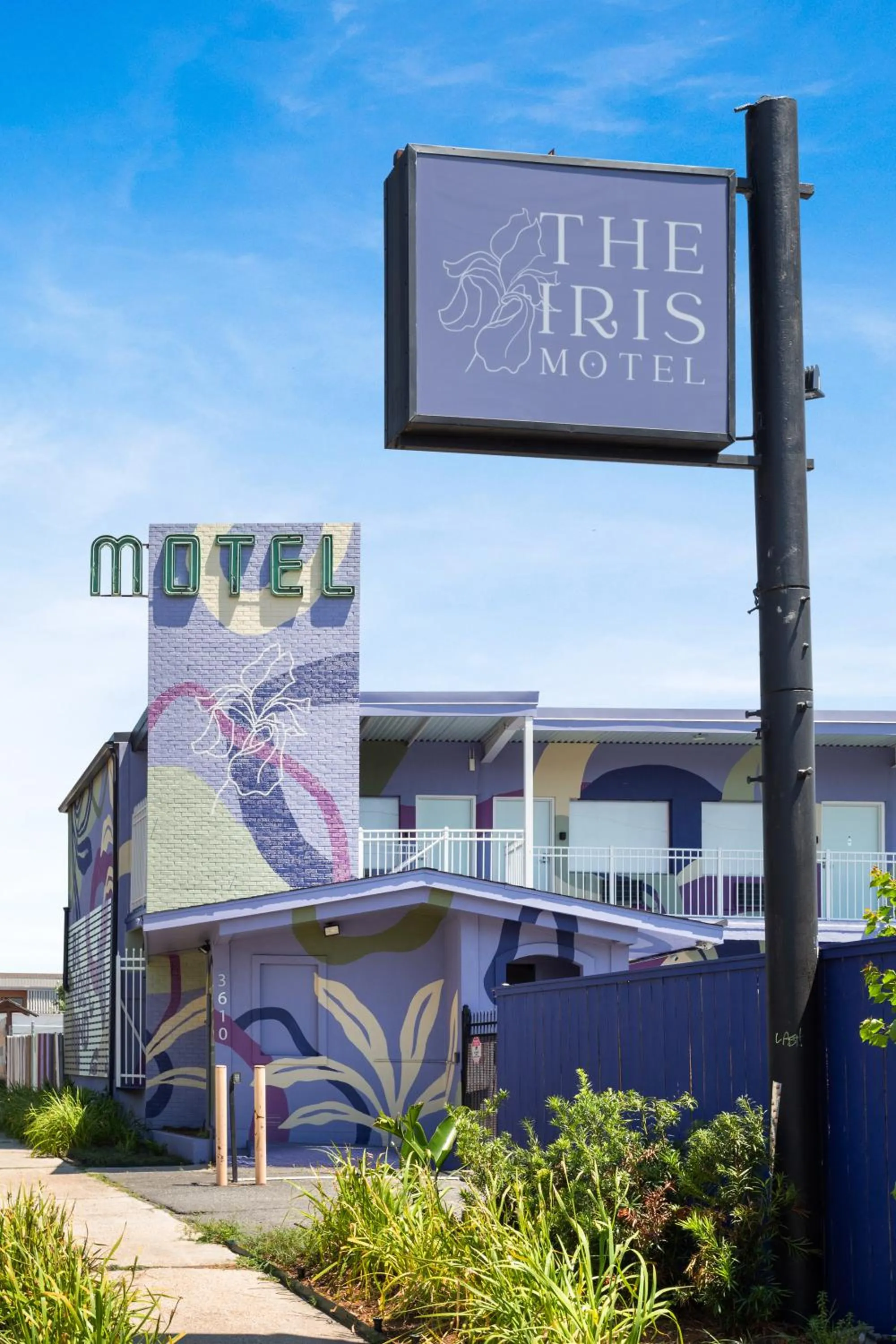 Property building in The Iris Motel