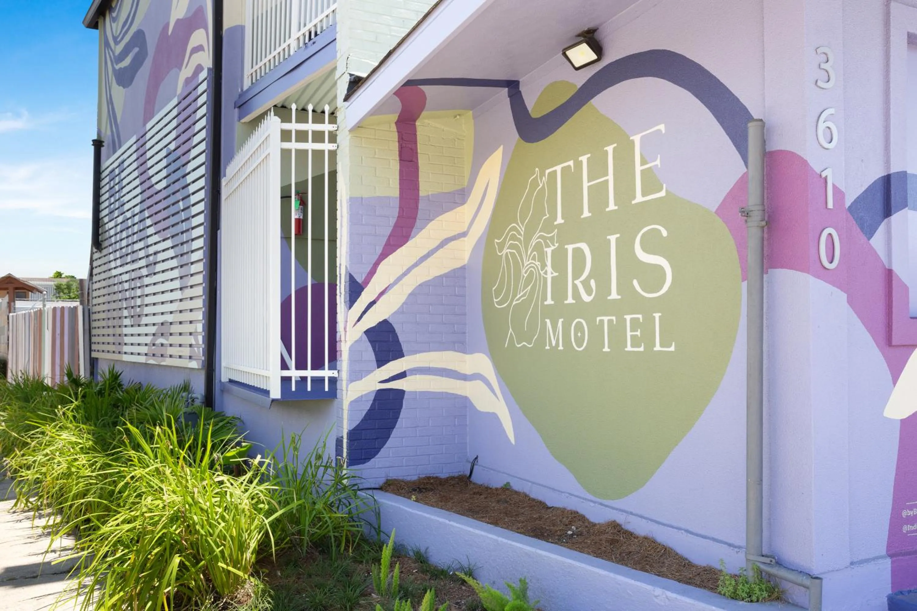 Property building in The Iris Motel