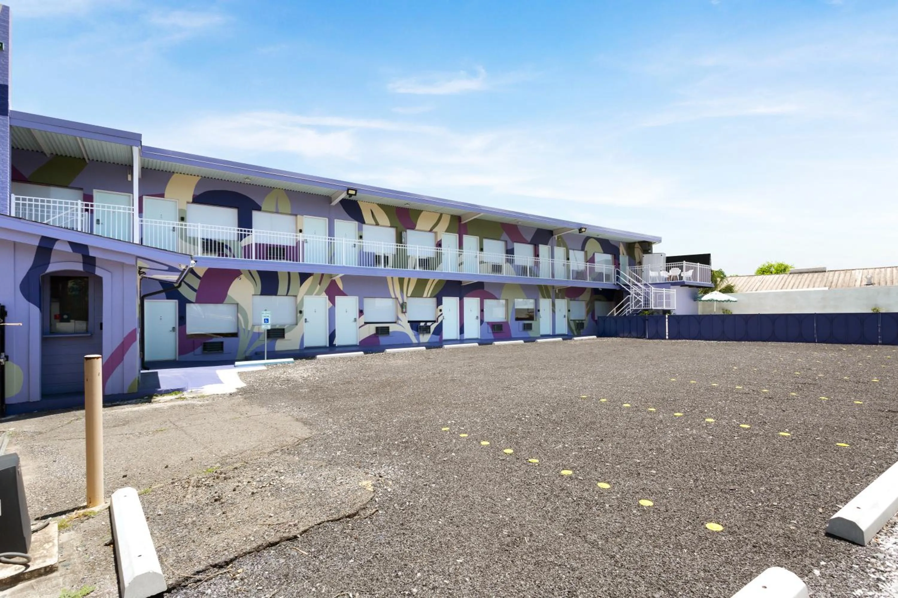 Parking in The Iris Motel