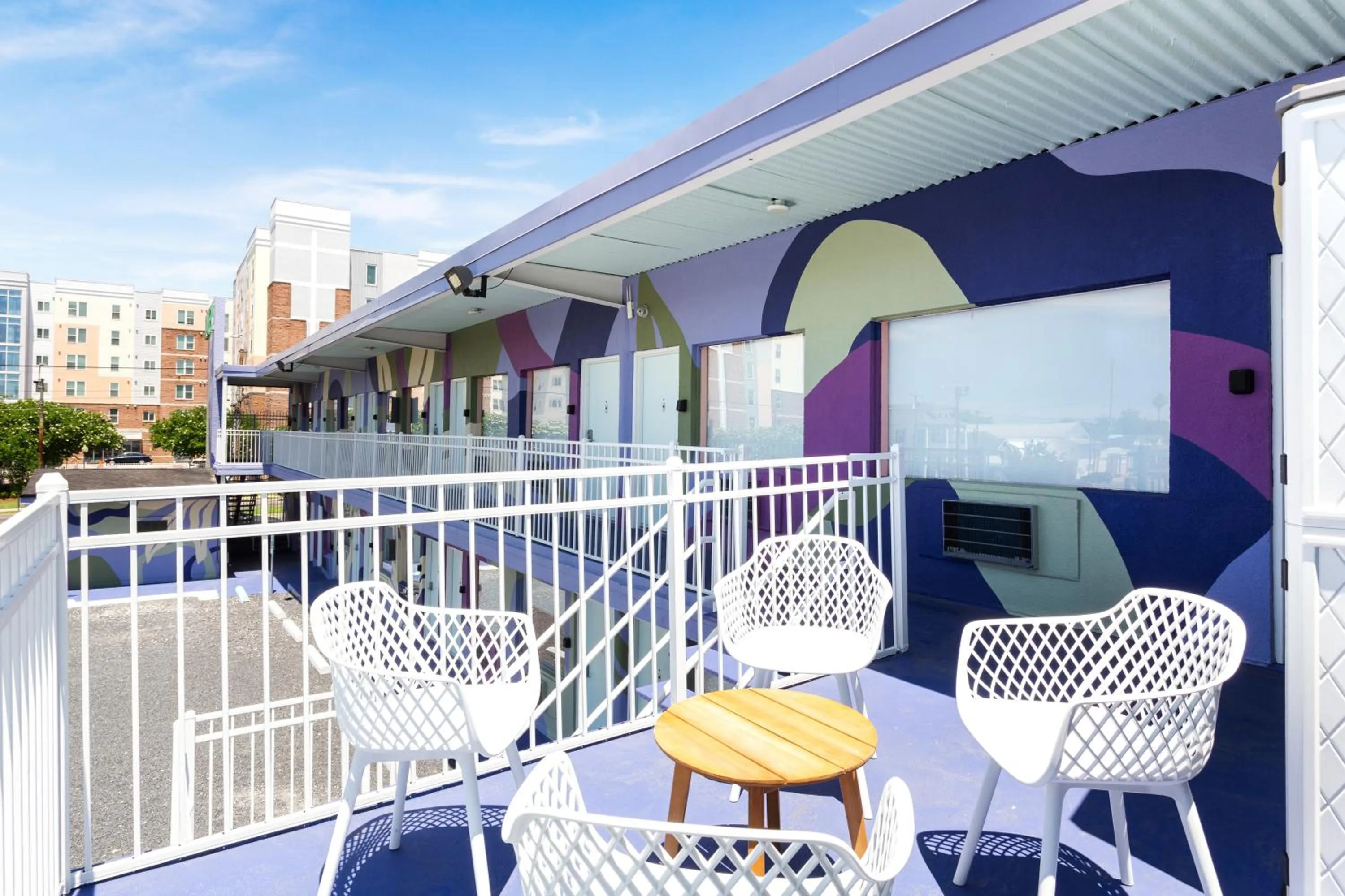 Balcony/Terrace in The Iris Motel