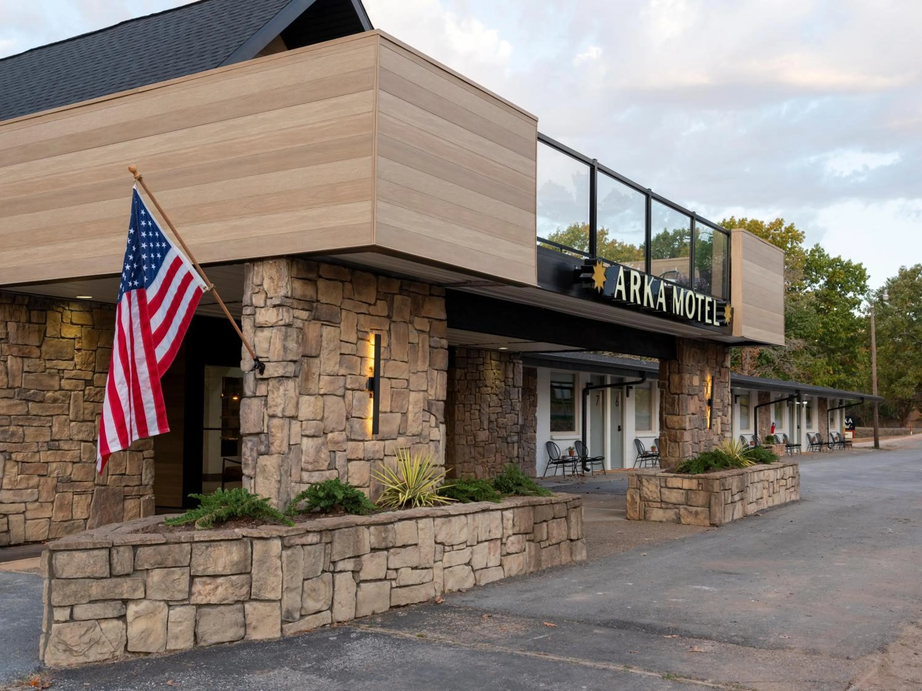 Property building in Arka Motel