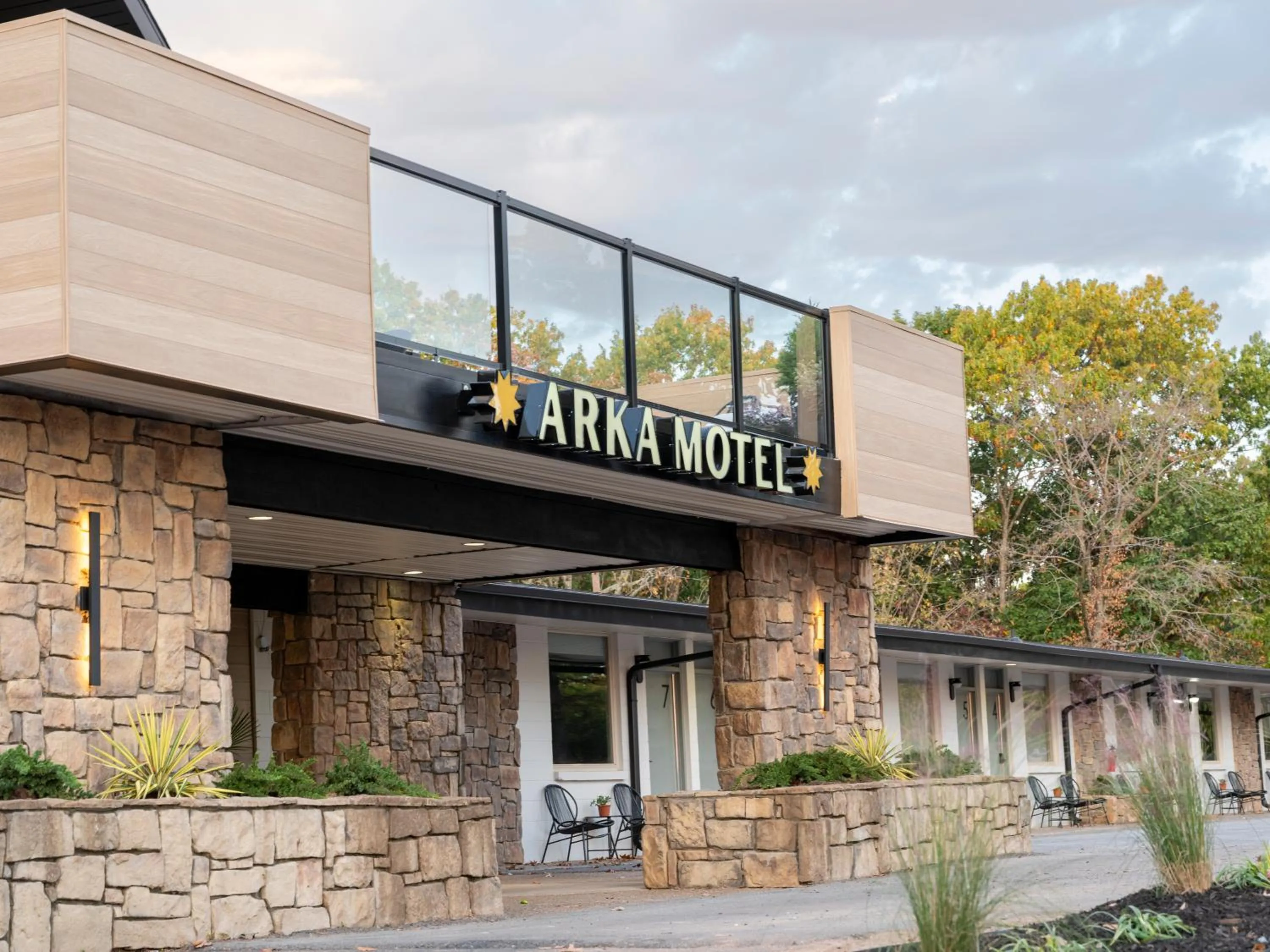 Property building in Arka Motel