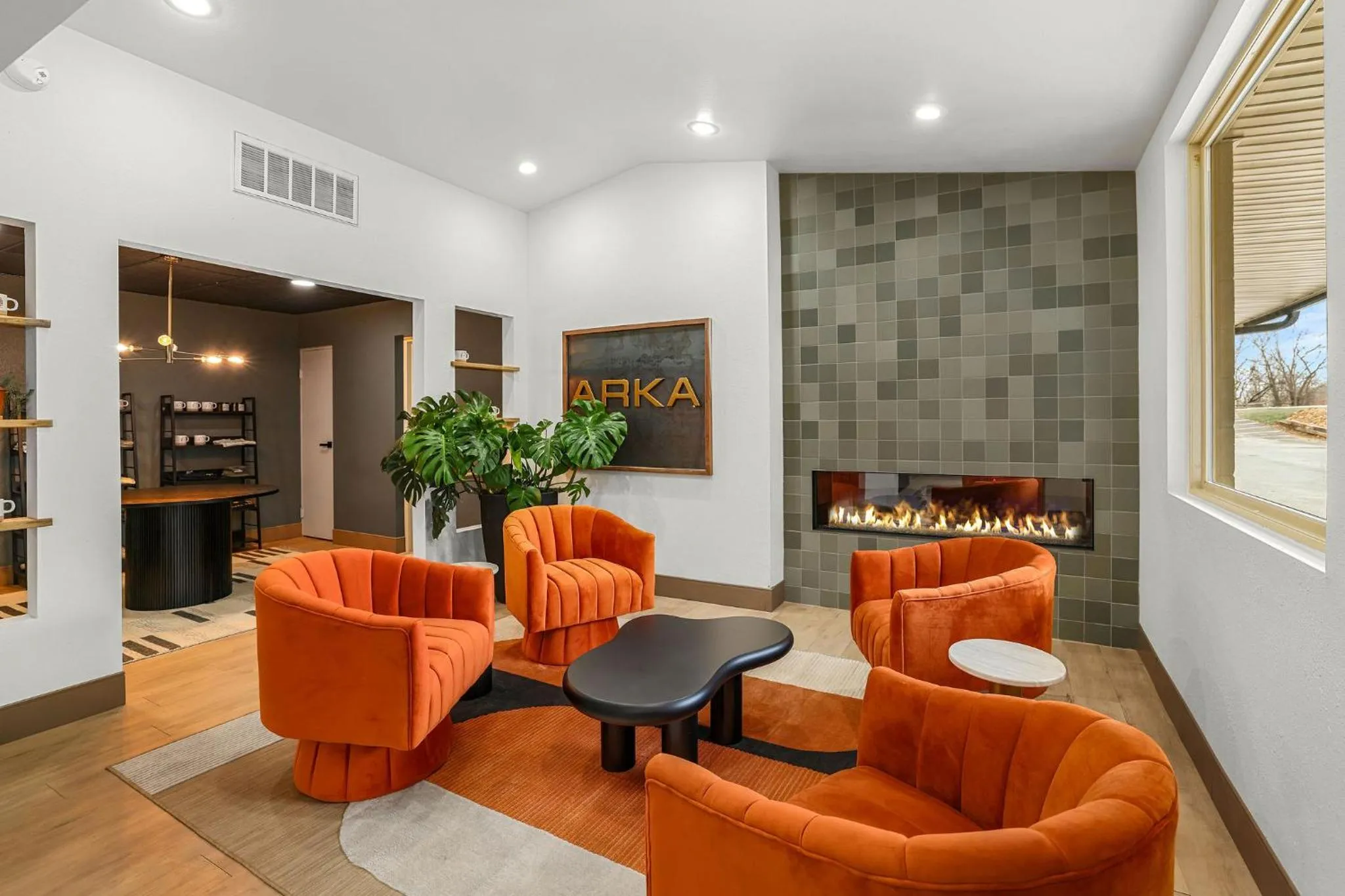 Lobby or reception in Arka Motel