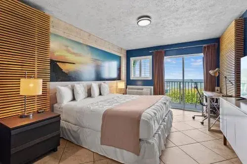 Ocean View Hotel Room with Balcony- King Bed #17 Ocean View Hotel Room with Balcony- King Bed #17