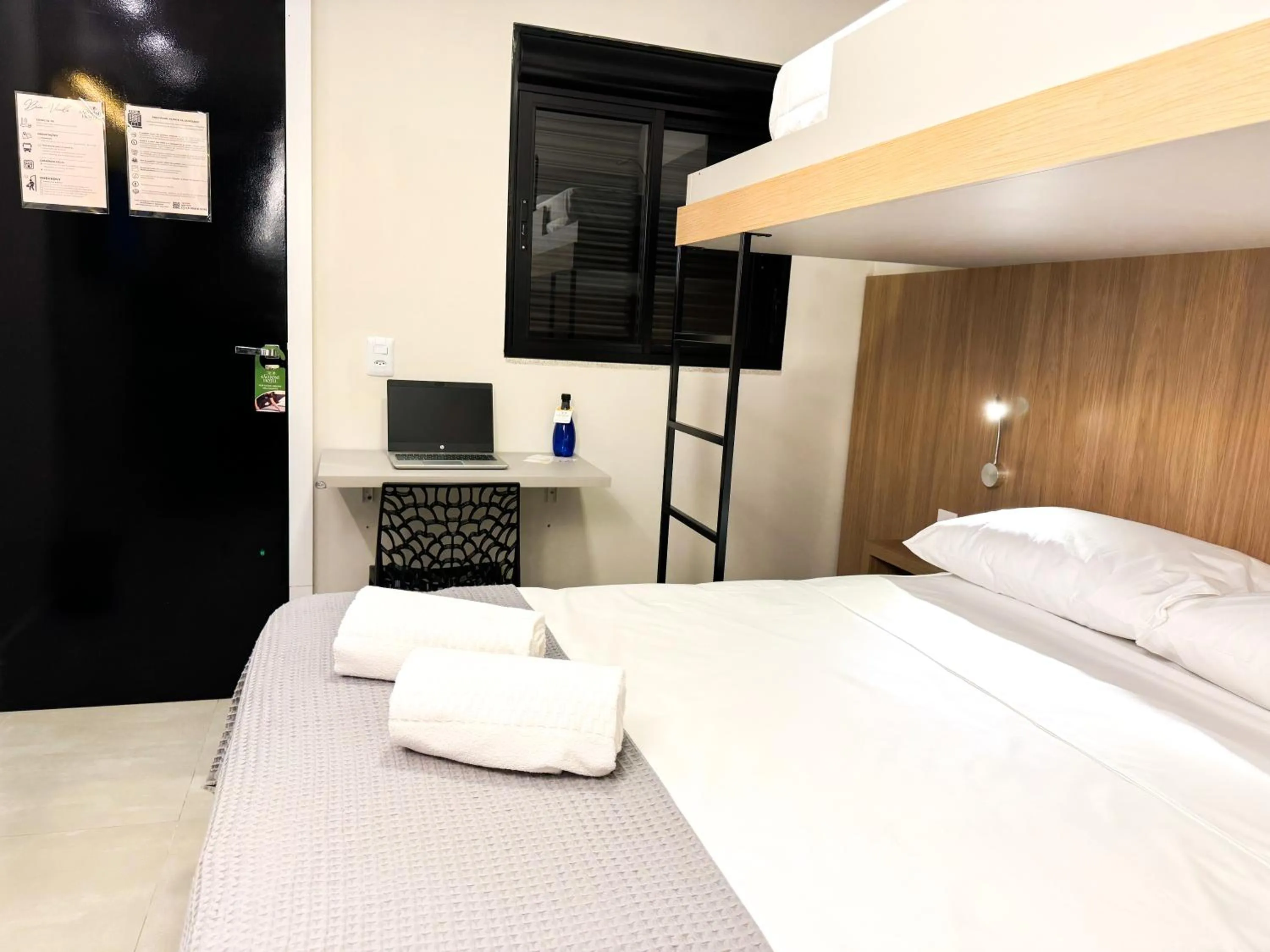 Bed in Hotel São José