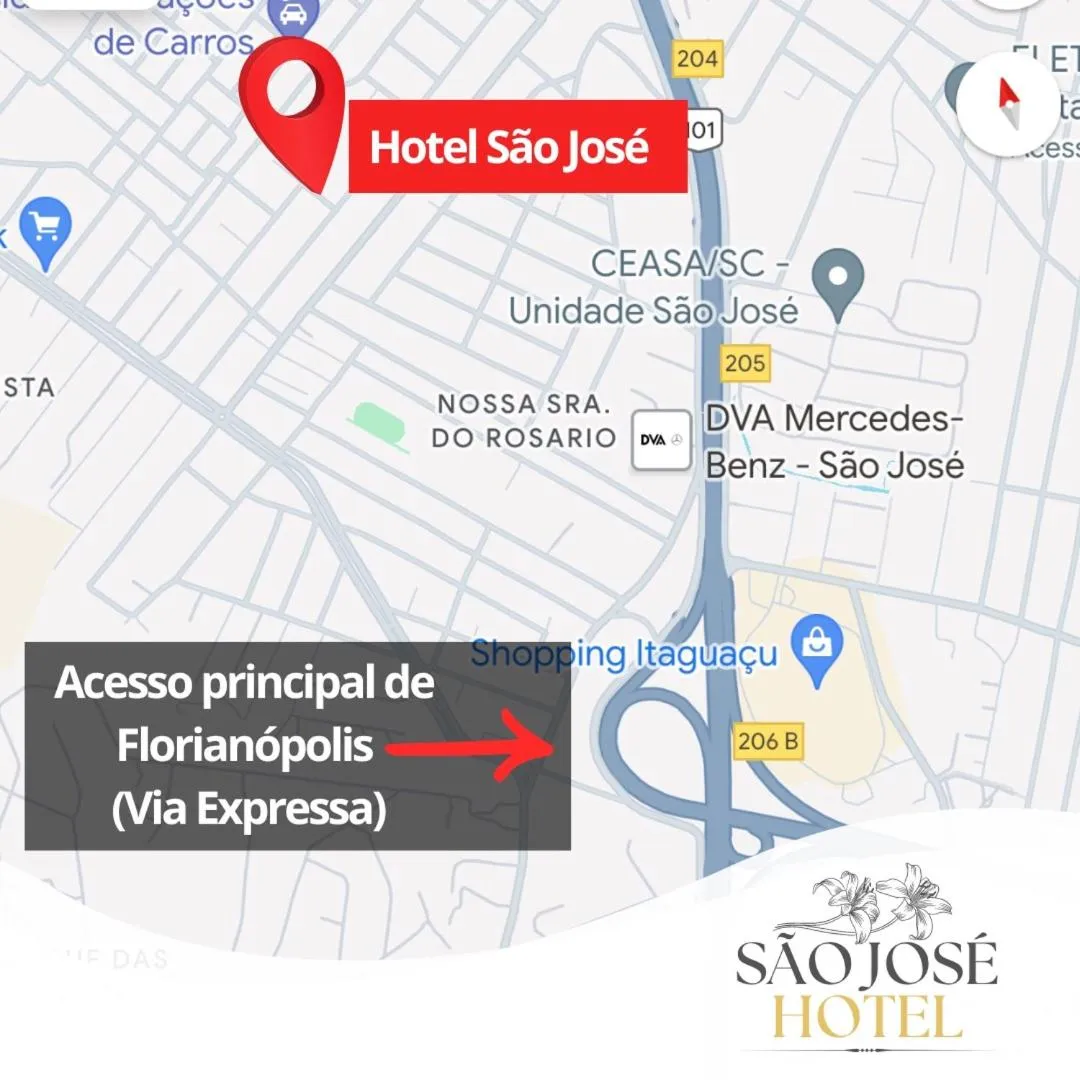Nearby landmark in Hotel São José