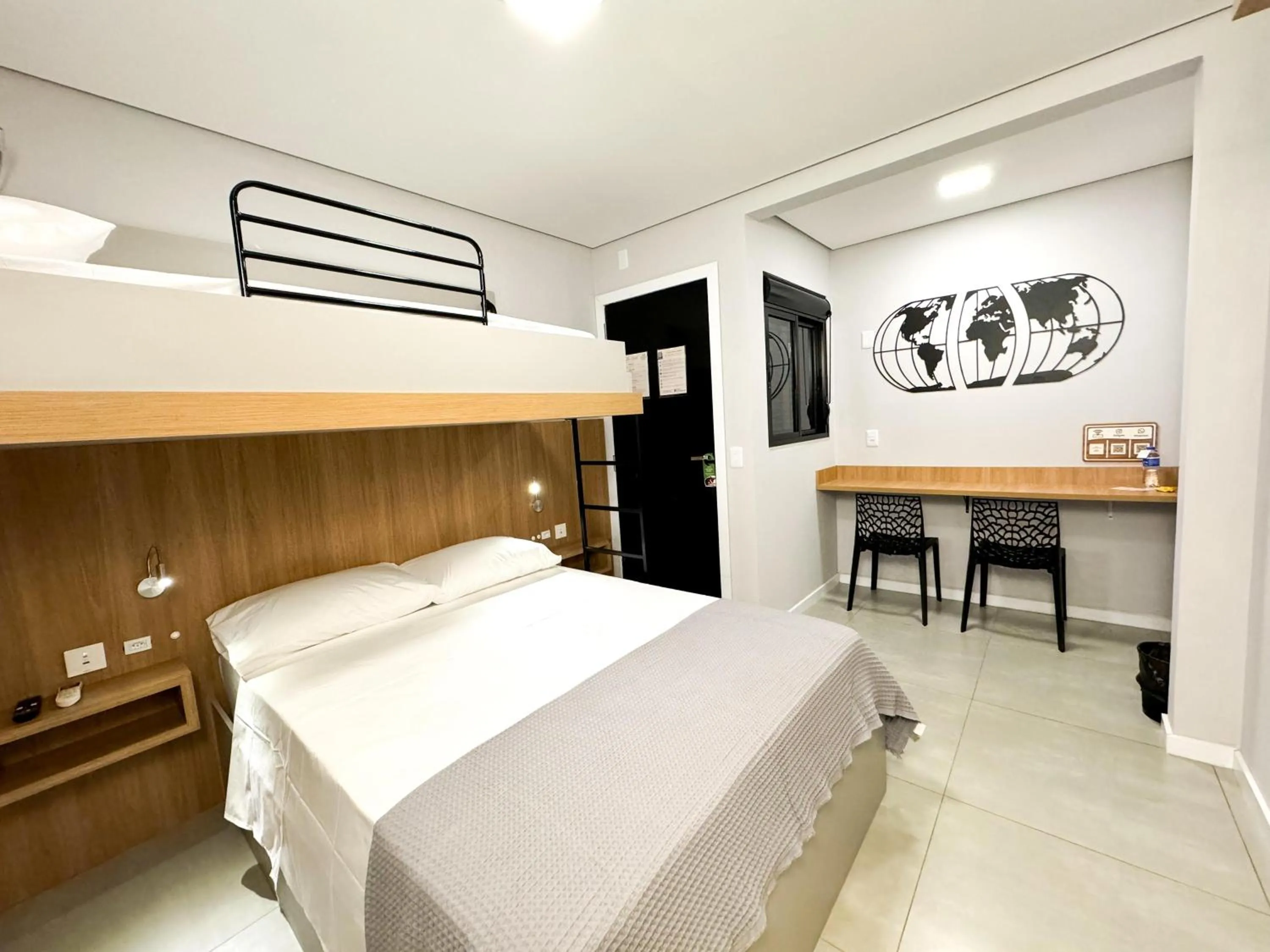 Bed in Hotel São José