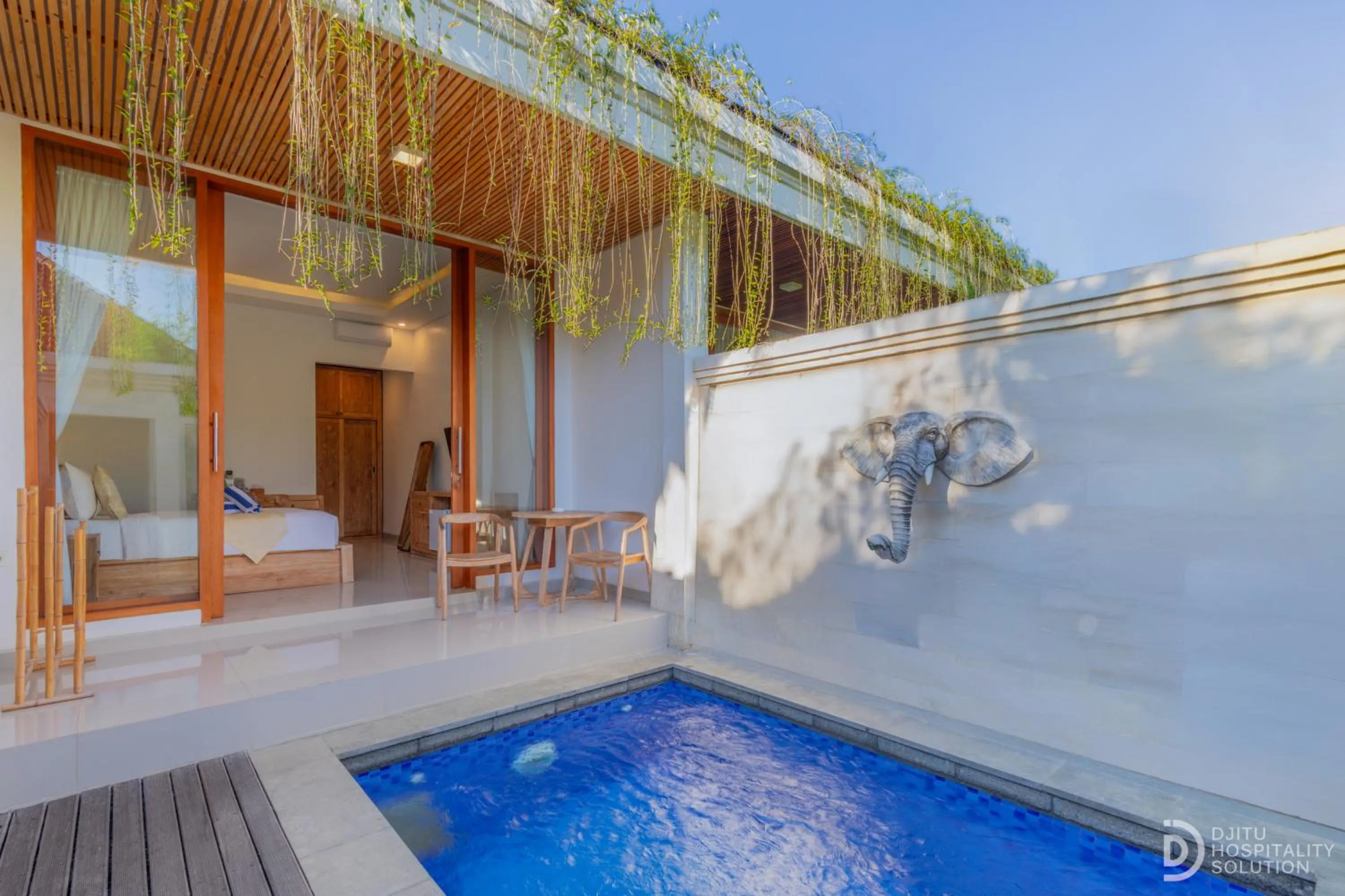 Pool view in Bali Made Escape