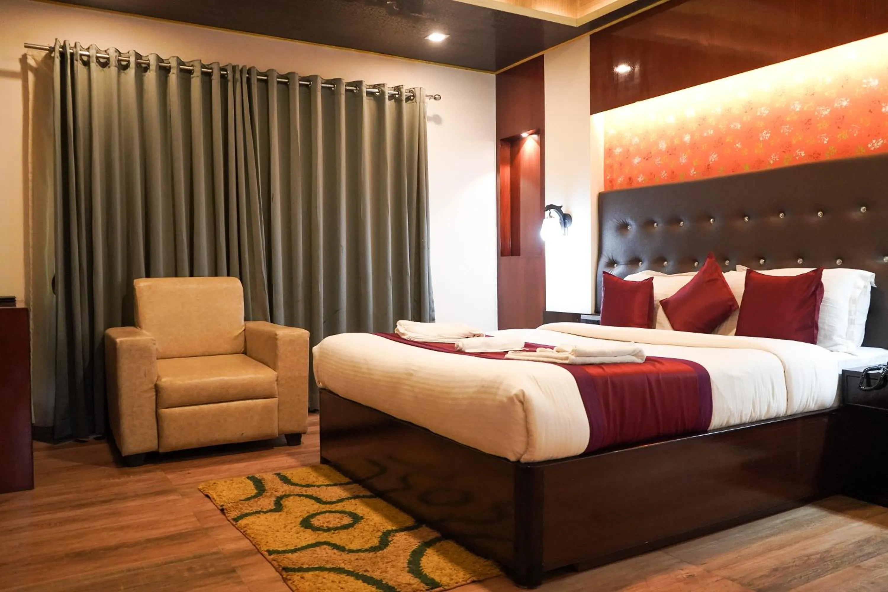 Bed in Hotel Tarcon