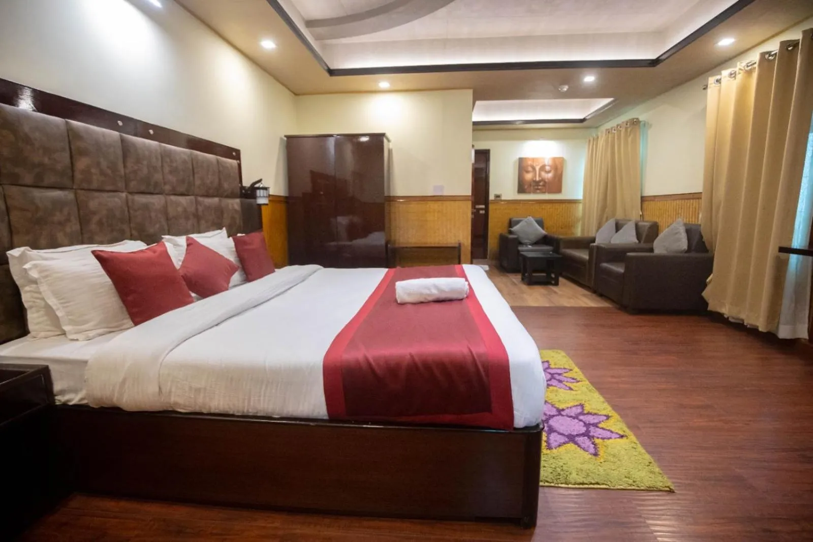 Bed in Hotel Tarcon