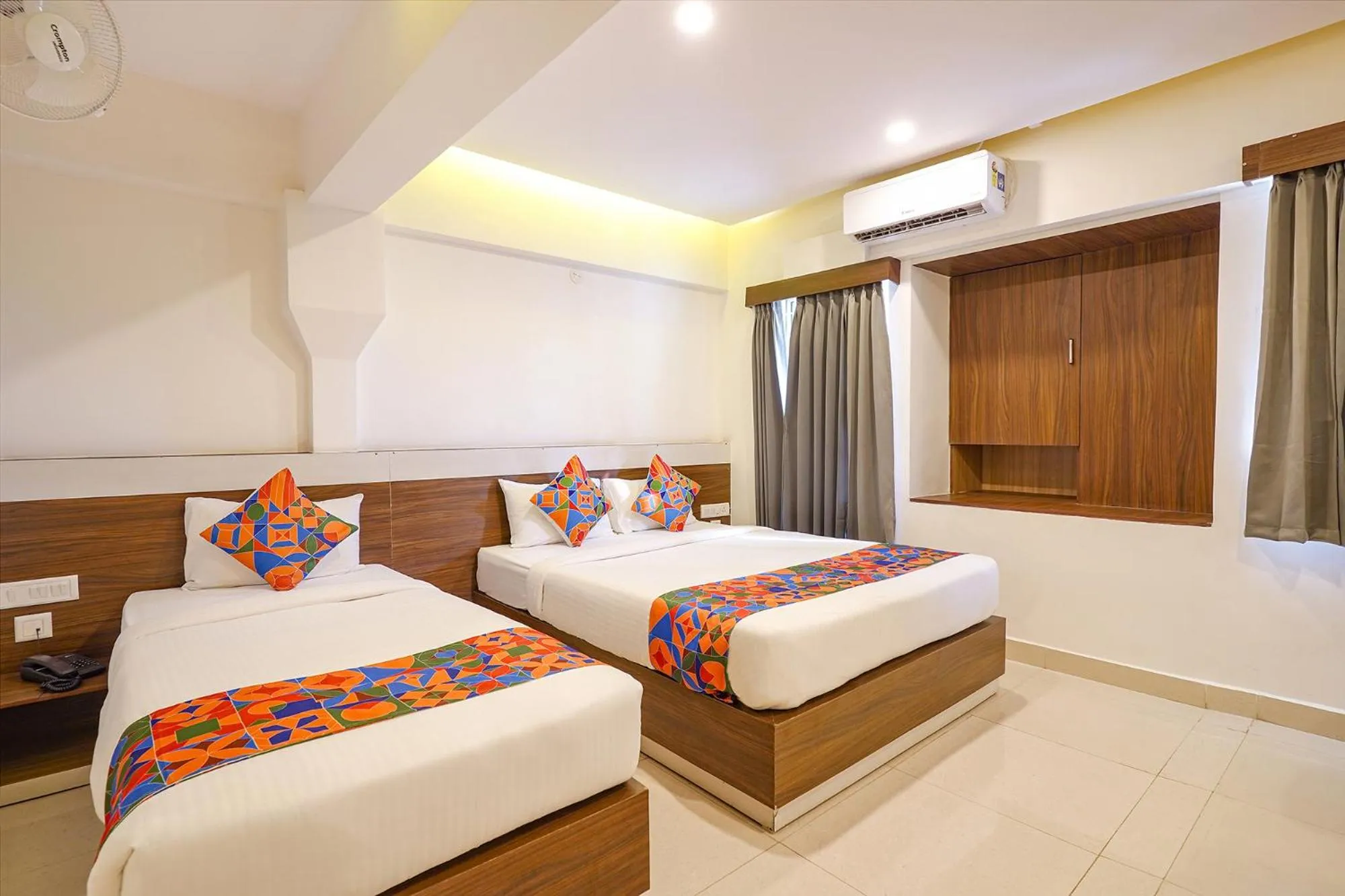 Bed in FabHotel Royal N Comforts