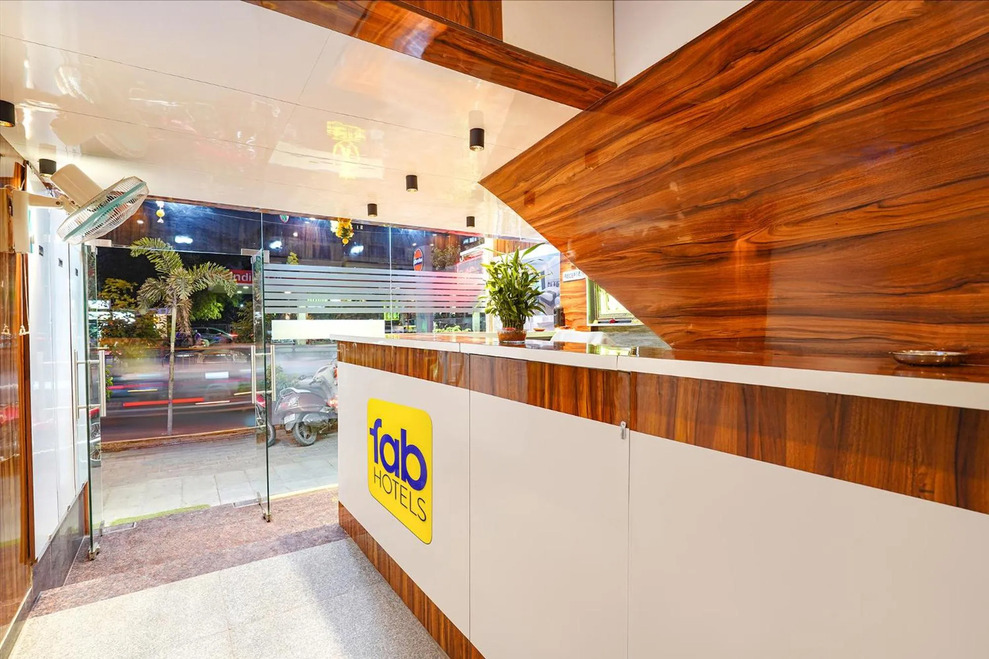 Lobby or reception in FabHotel Royal N Comforts