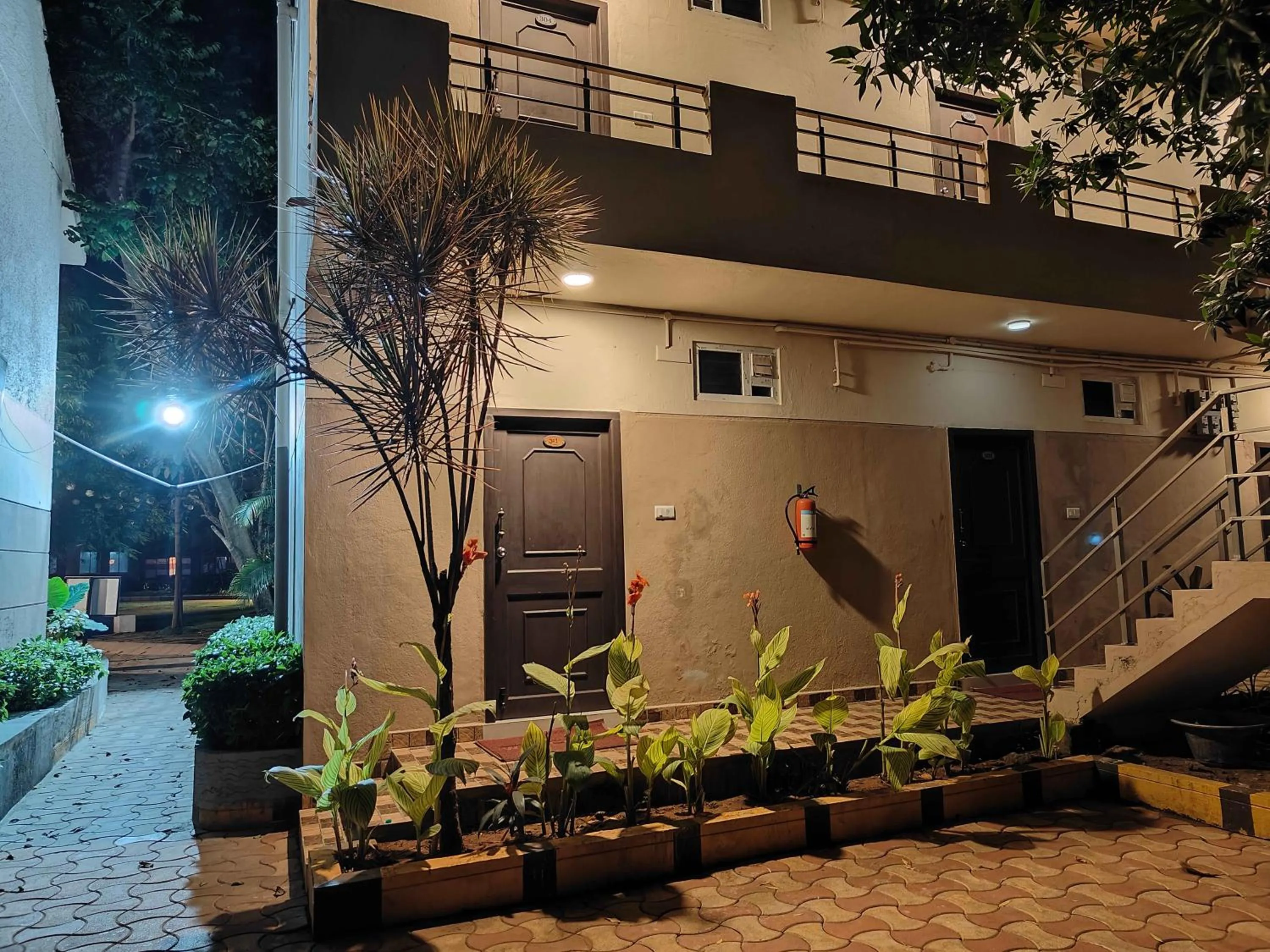 Garden view in Park Inn Beach Resort