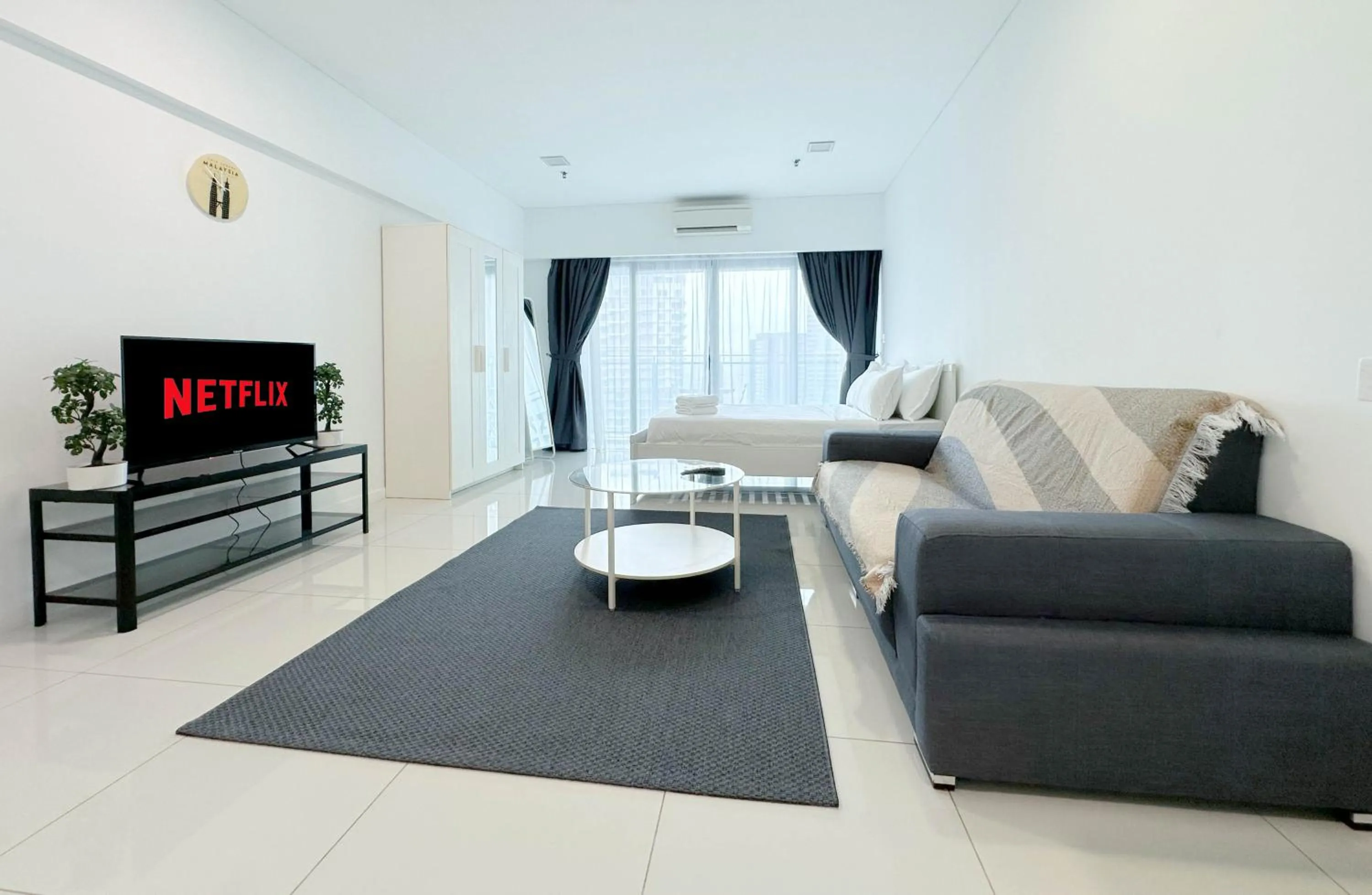 TV and multimedia in Summer Suites KLCC by apartx