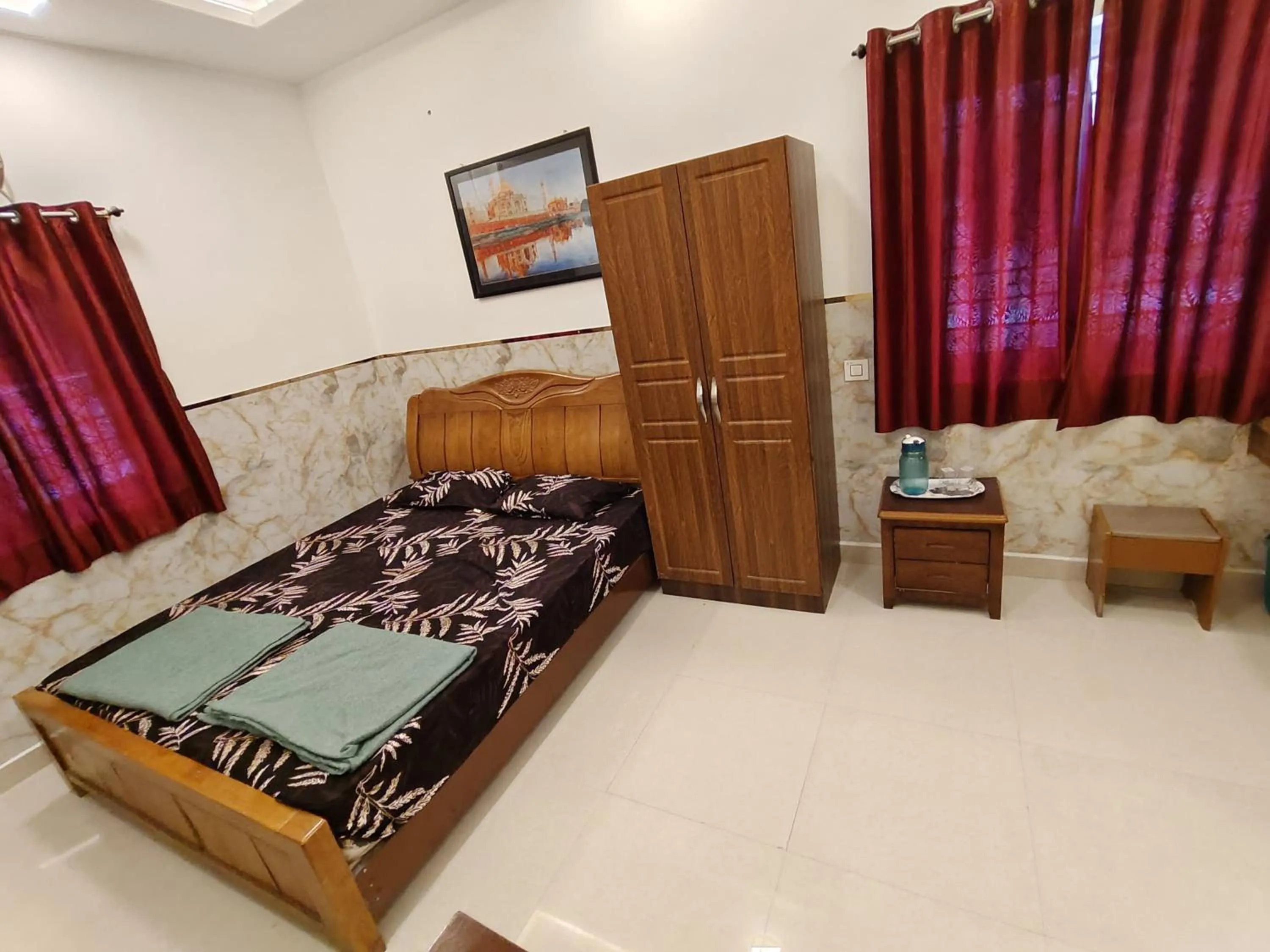 Bed in Sree Laxmi Vilas