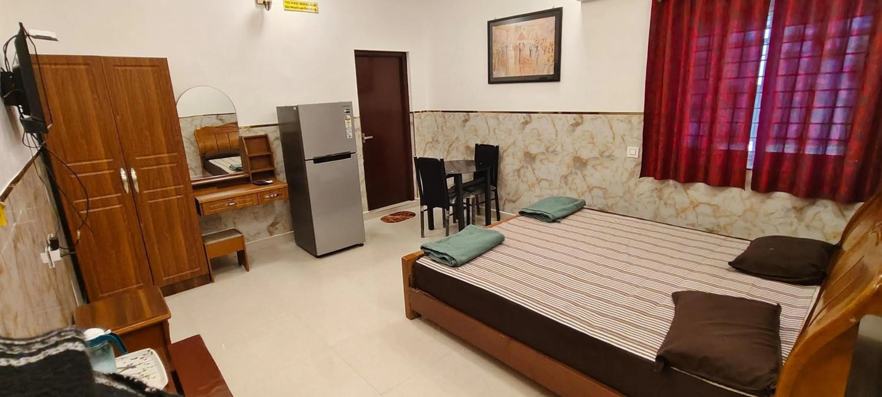 Bed in Sree Laxmi Vilas