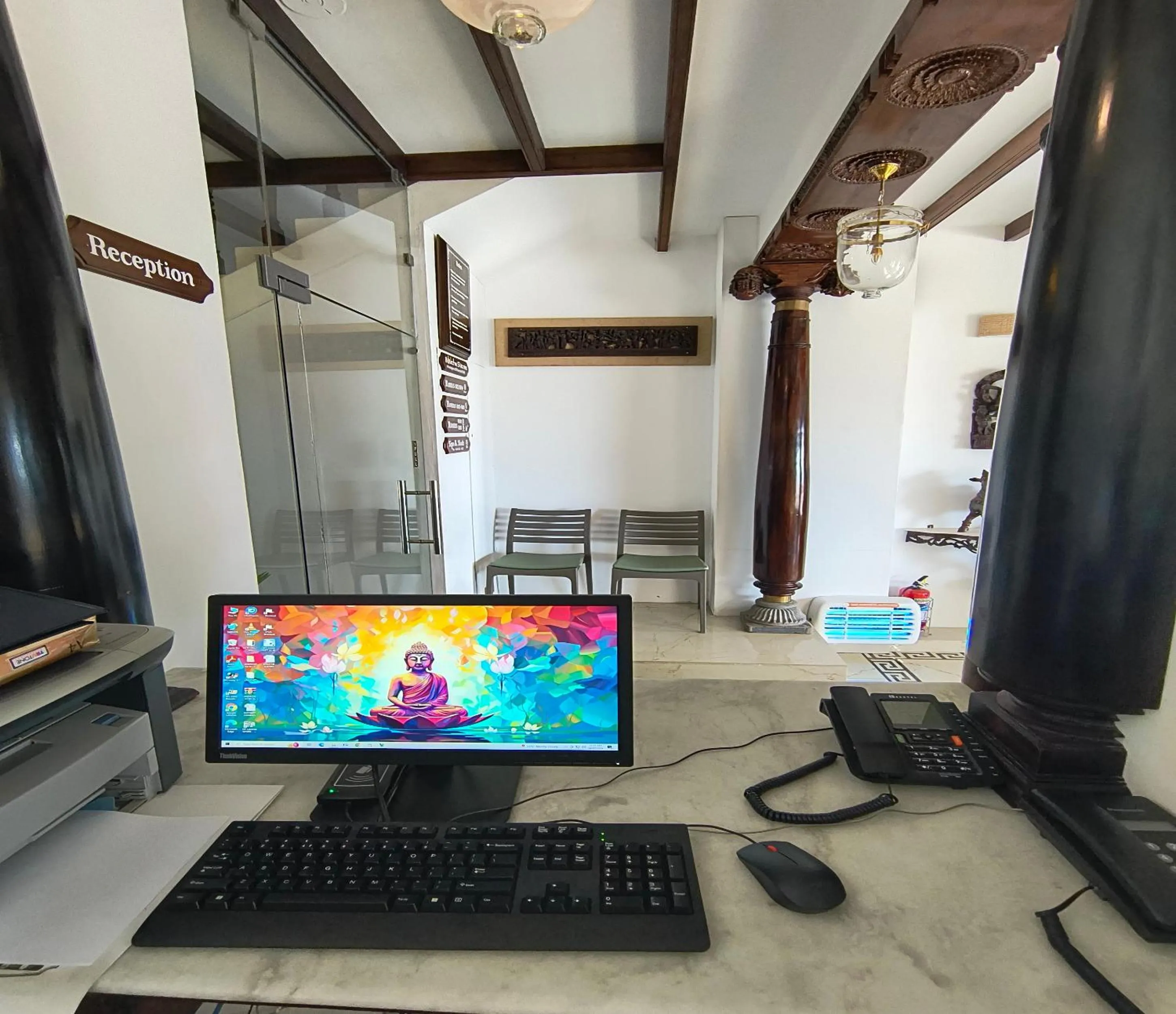 Facade/entrance in La Plage Seaview Suites