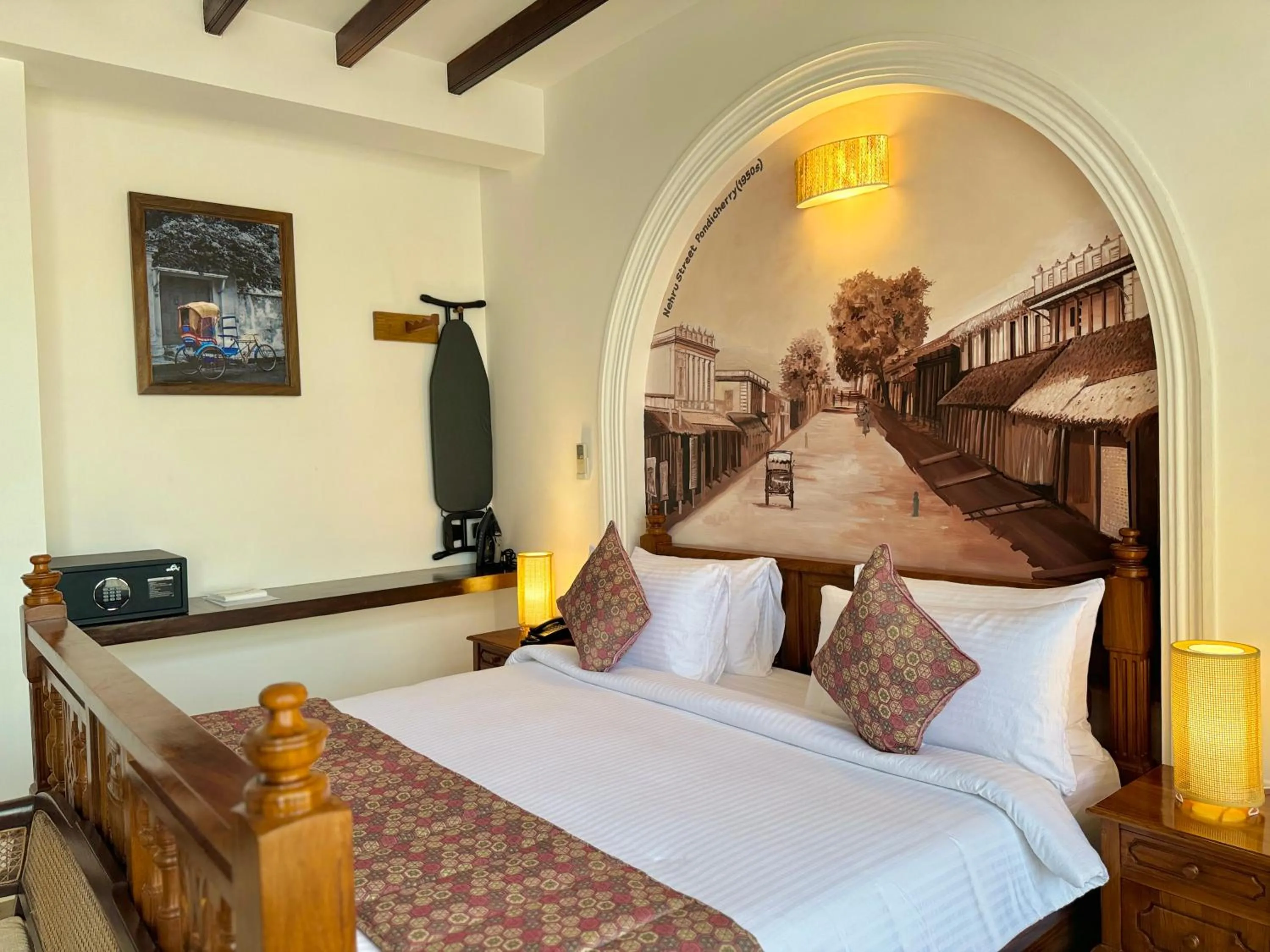 Bed in La Plage Seaview Suites